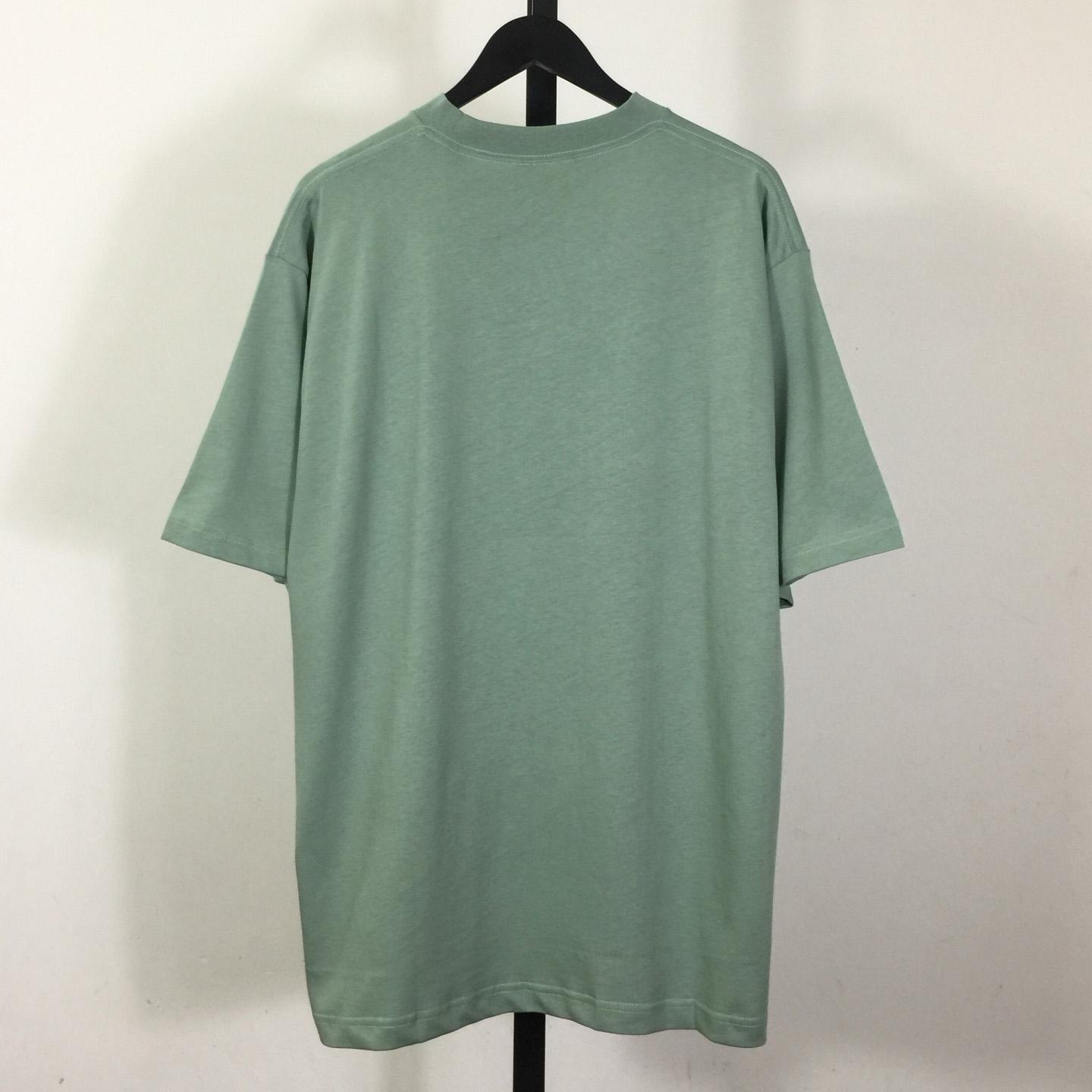 Balenciaga BB Logo Cotton T-Shirt Medium Fit - EUR FASHION