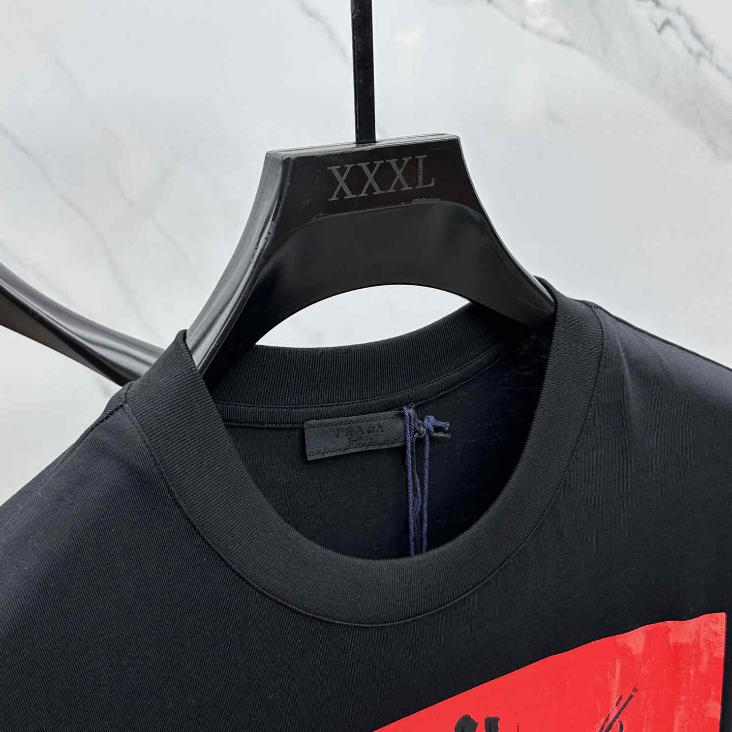 Prada Print Jersey T-shirt - EUR FASHION