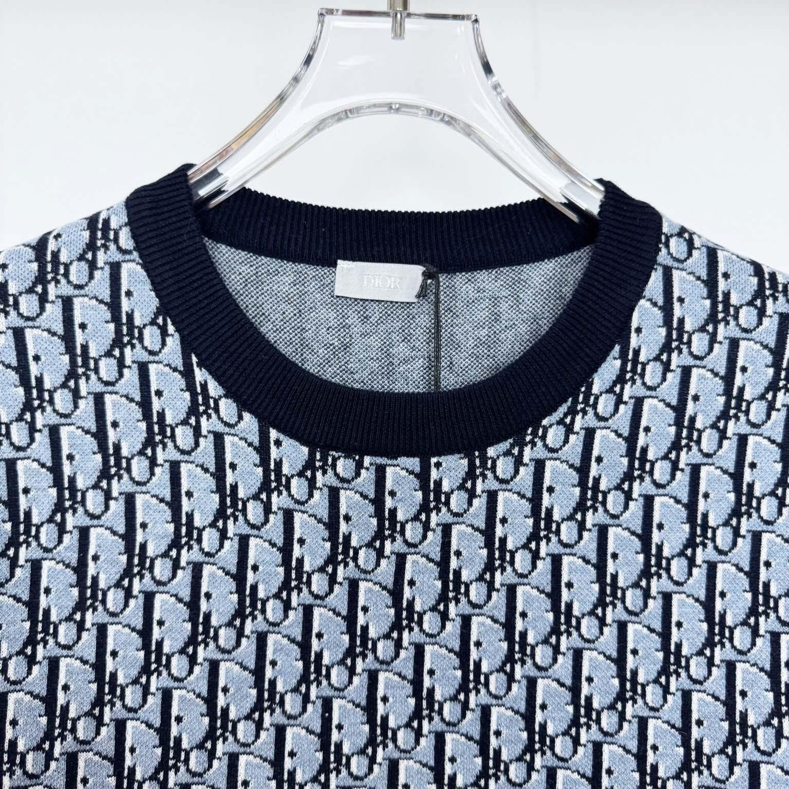 Dior Oblique T-Shirt, Relaxed Fit   - EUR FASHION