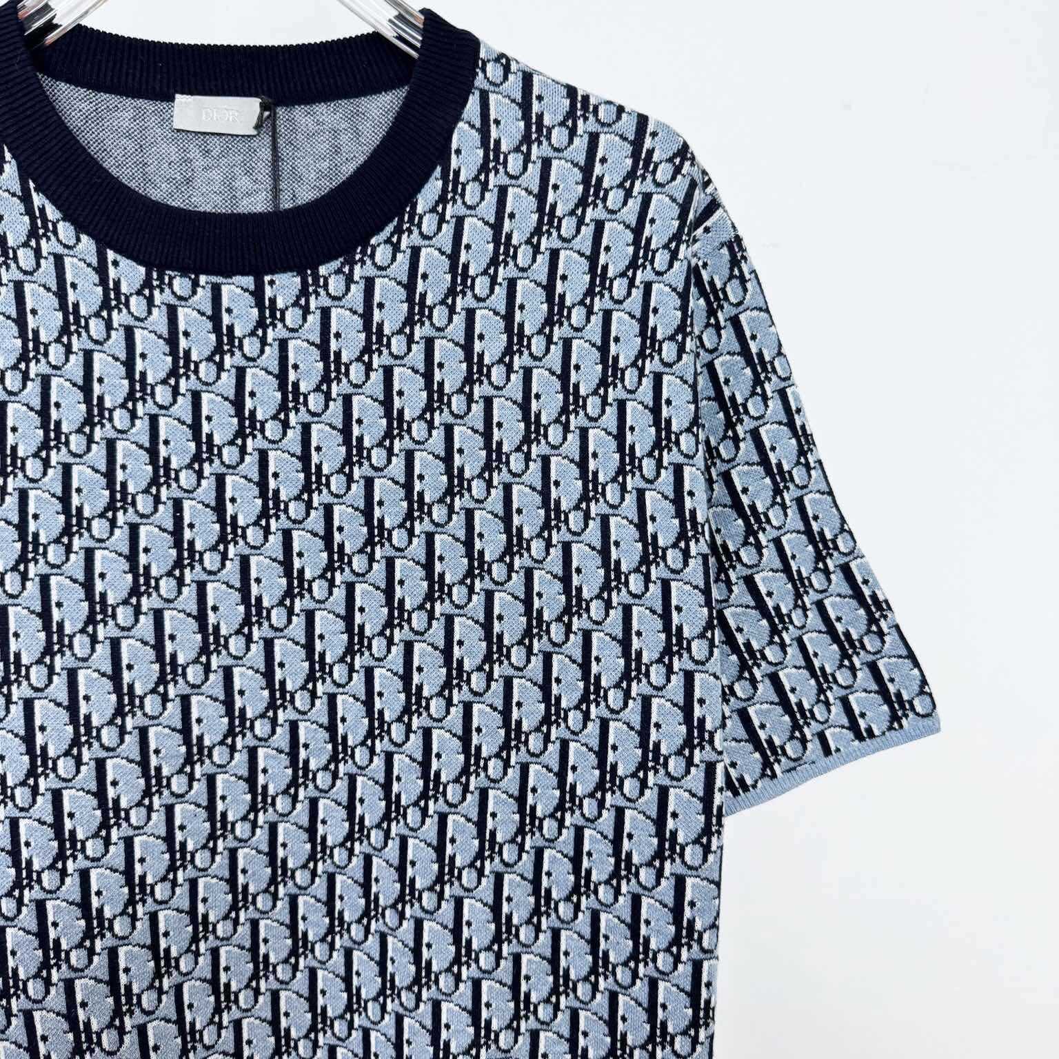 Dior Oblique T-Shirt, Relaxed Fit   - EUR FASHION