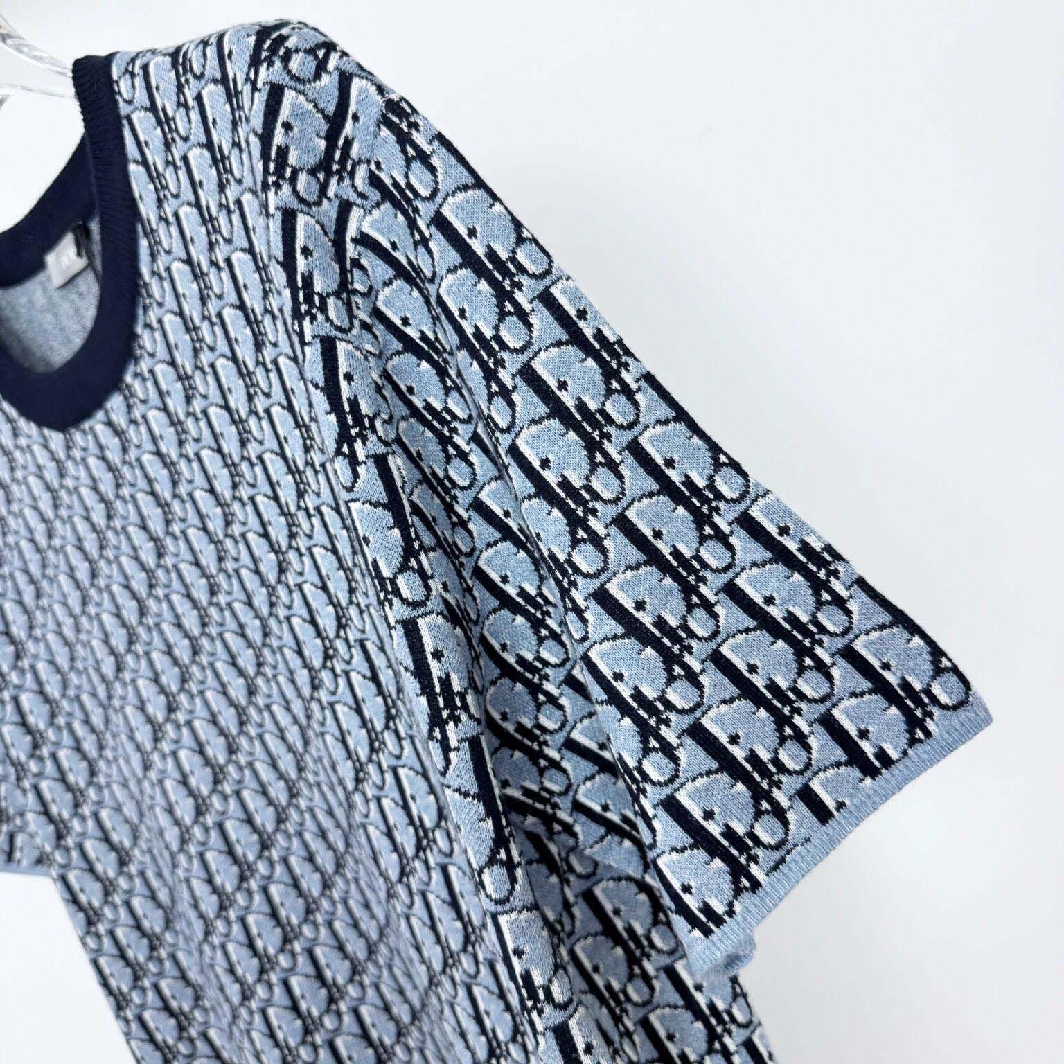 Dior Oblique T-Shirt, Relaxed Fit   - EUR FASHION
