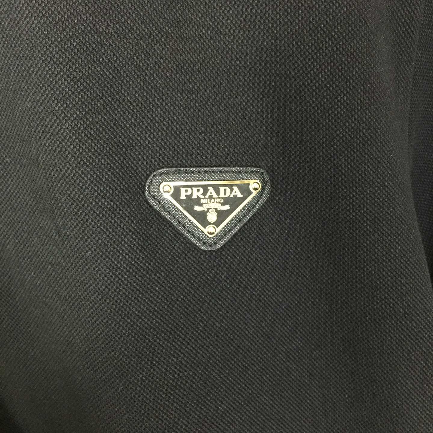 Prada Logo Cotton Polo Shirt - EUR FASHION