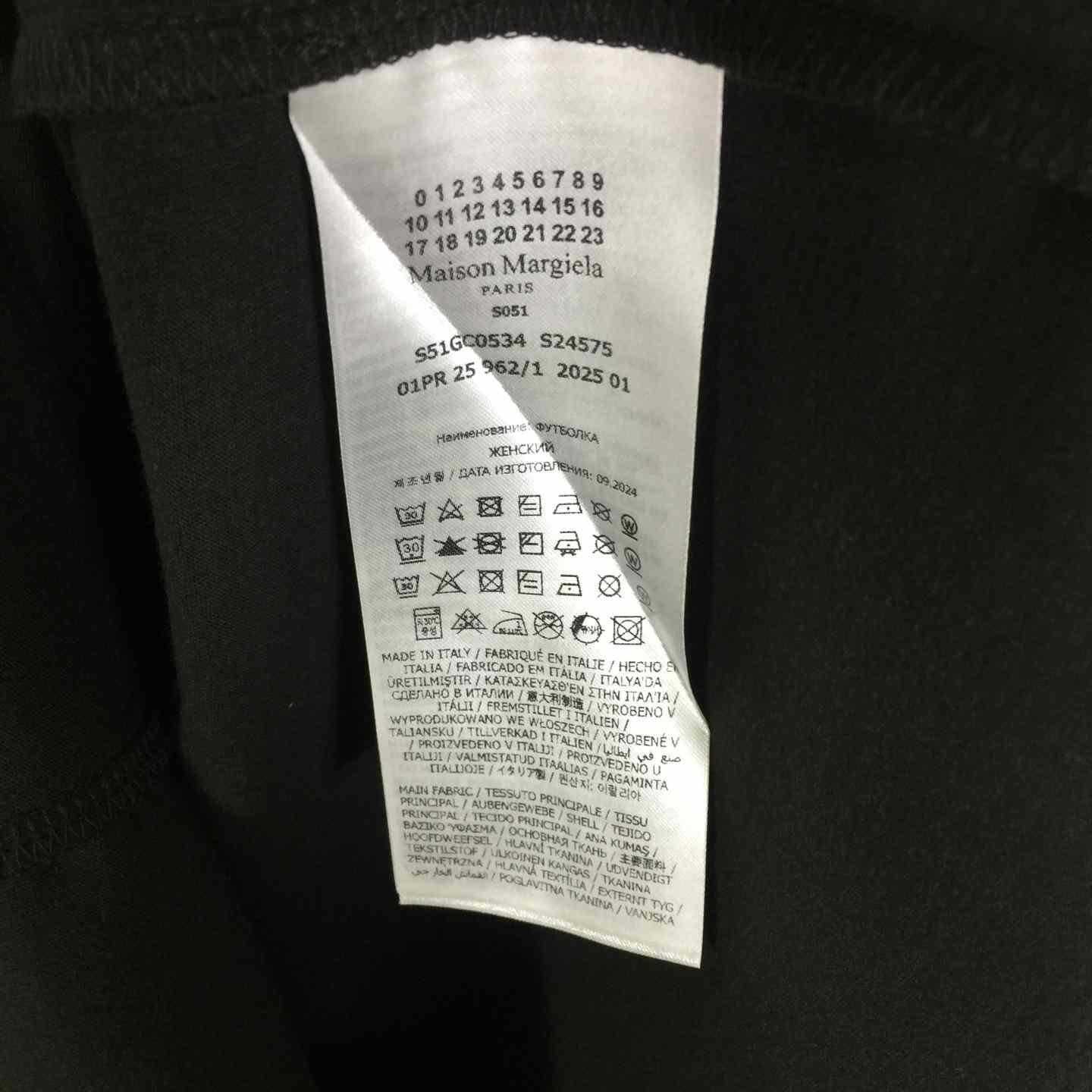 Maison Margiela Printed cotton-jersey T-shirt - EUR FASHION