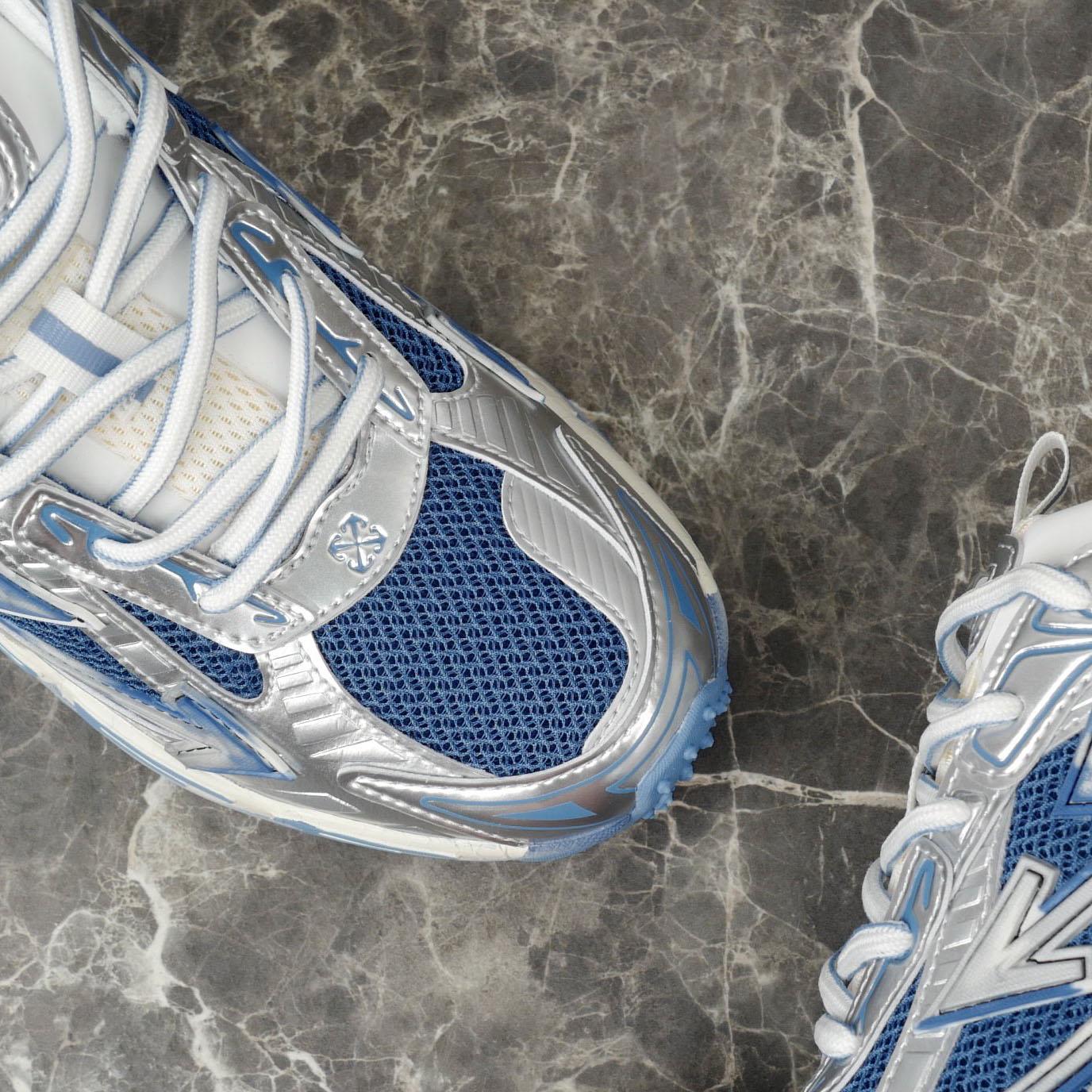 Off-White Silver/Blue Be Right Back - EUR FASHION
