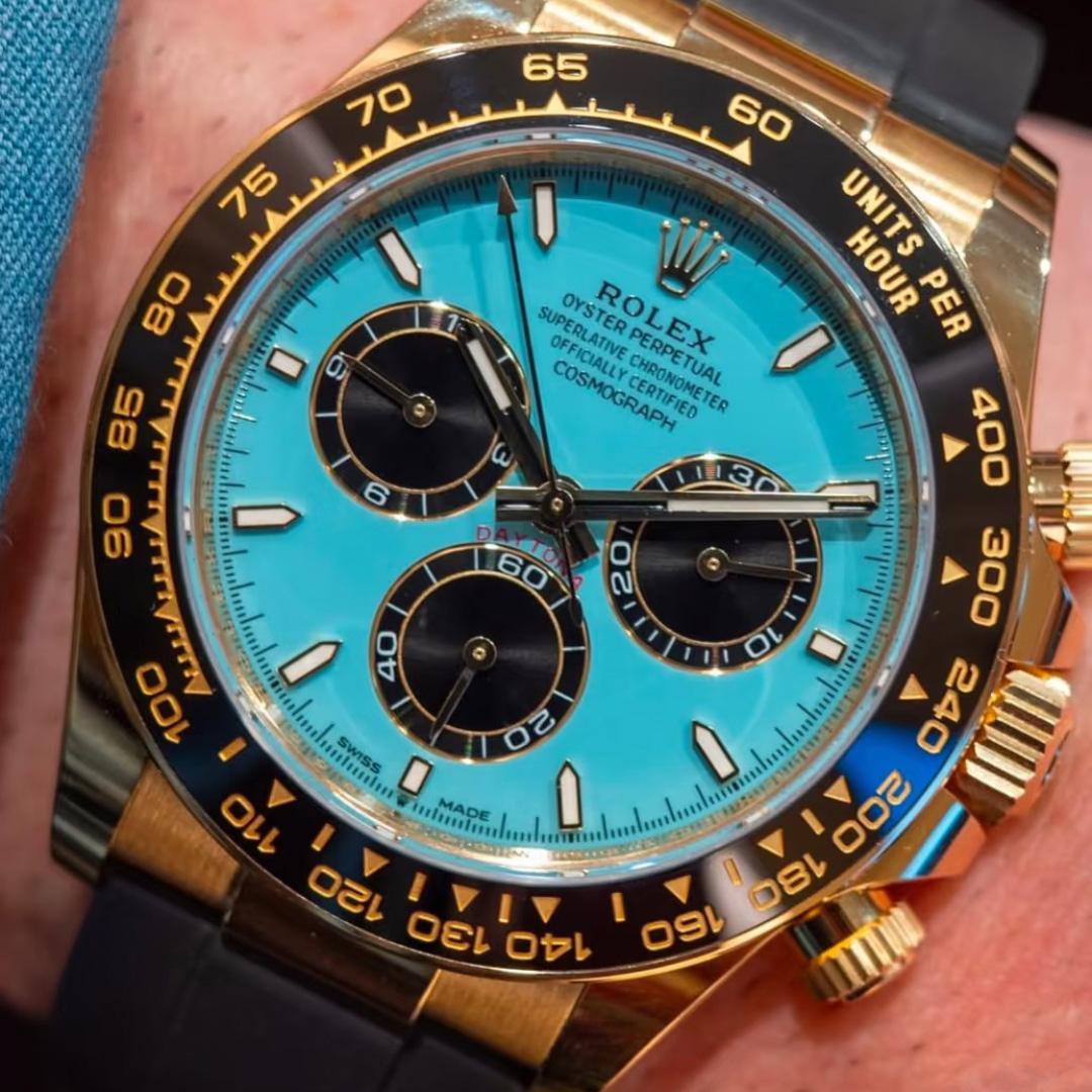 Rolex Daytona Tiffany Blue New Release 18K Yellow Gold   - EUR FASHION