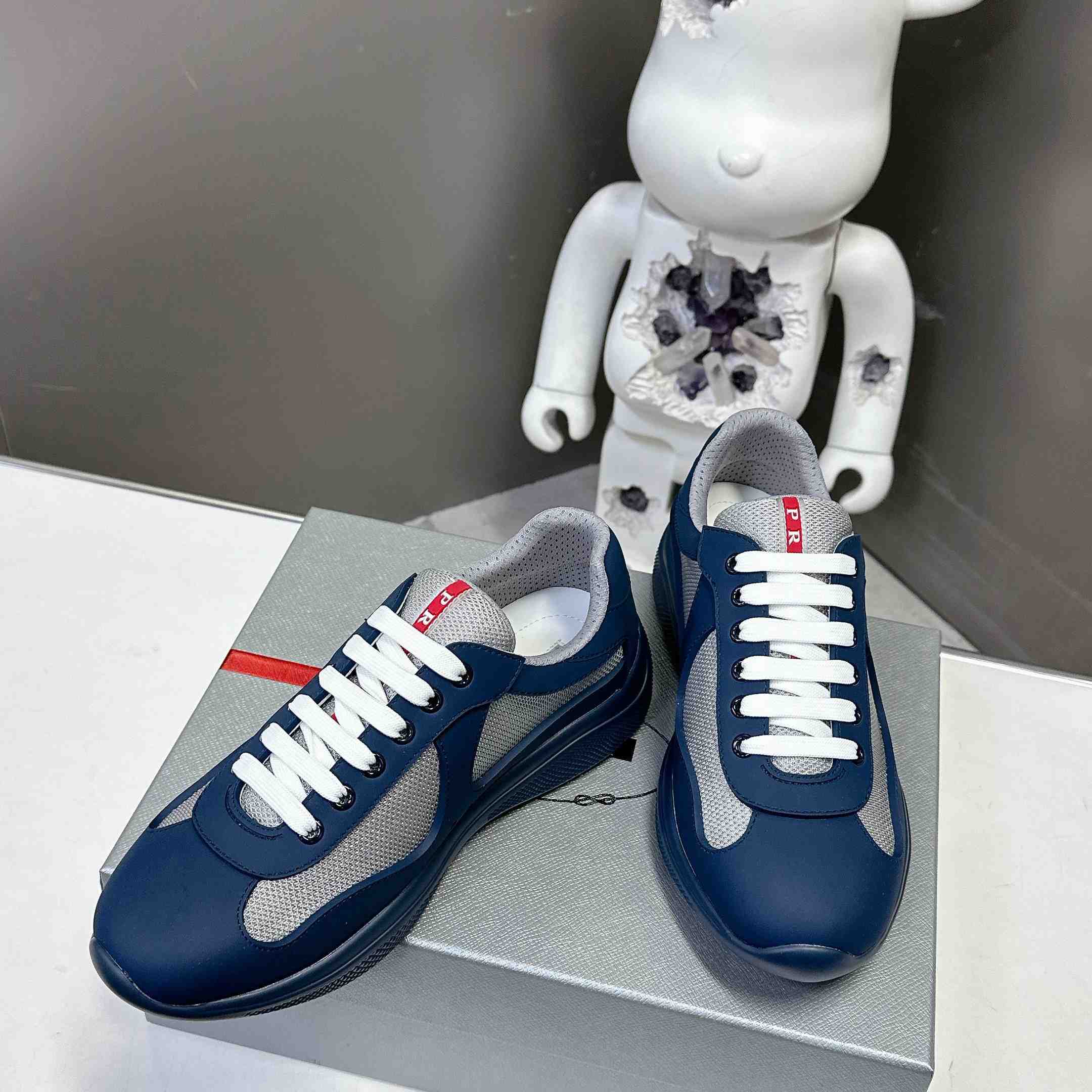 Prada America's Cup Soft Rubber And Bike Fabric Sneakers - EUR FASHION