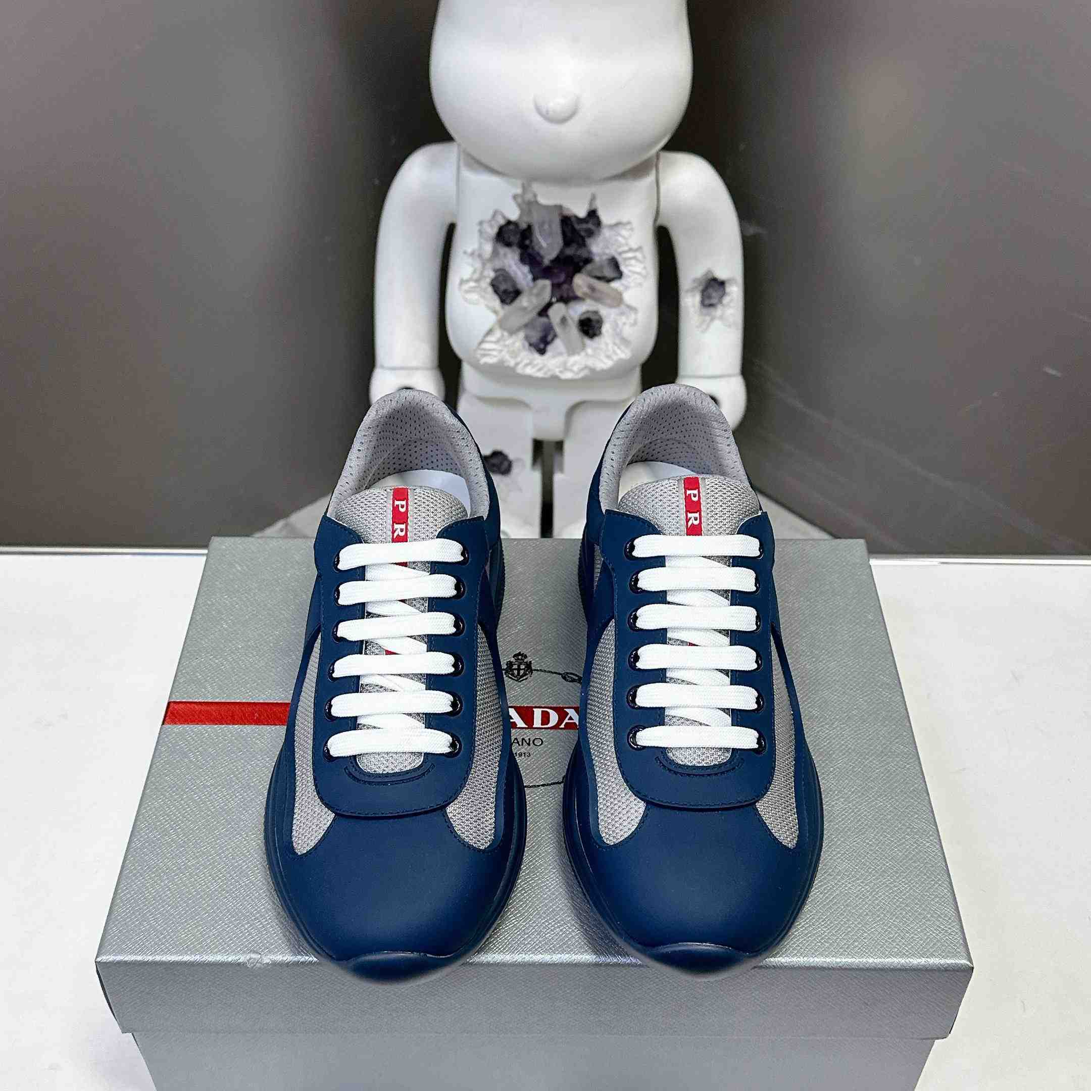 Prada America's Cup Soft Rubber And Bike Fabric Sneakers - EUR FASHION