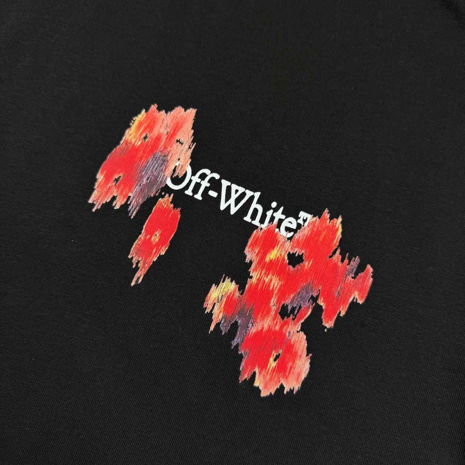 Off-White Arrow-Print T-shirt Black - EUR FASHION