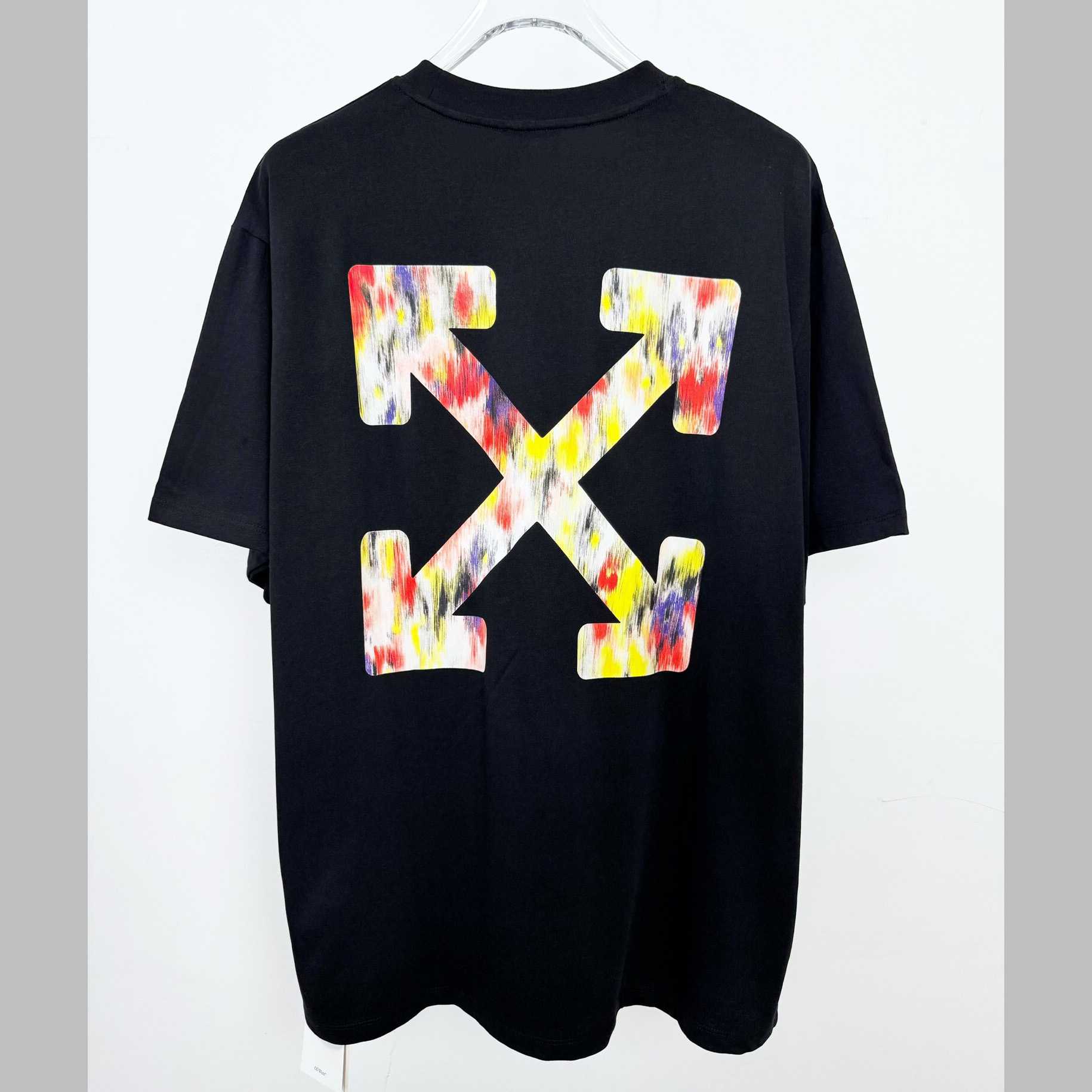 Off-White Arrow-Print T-shirt Black - EUR FASHION