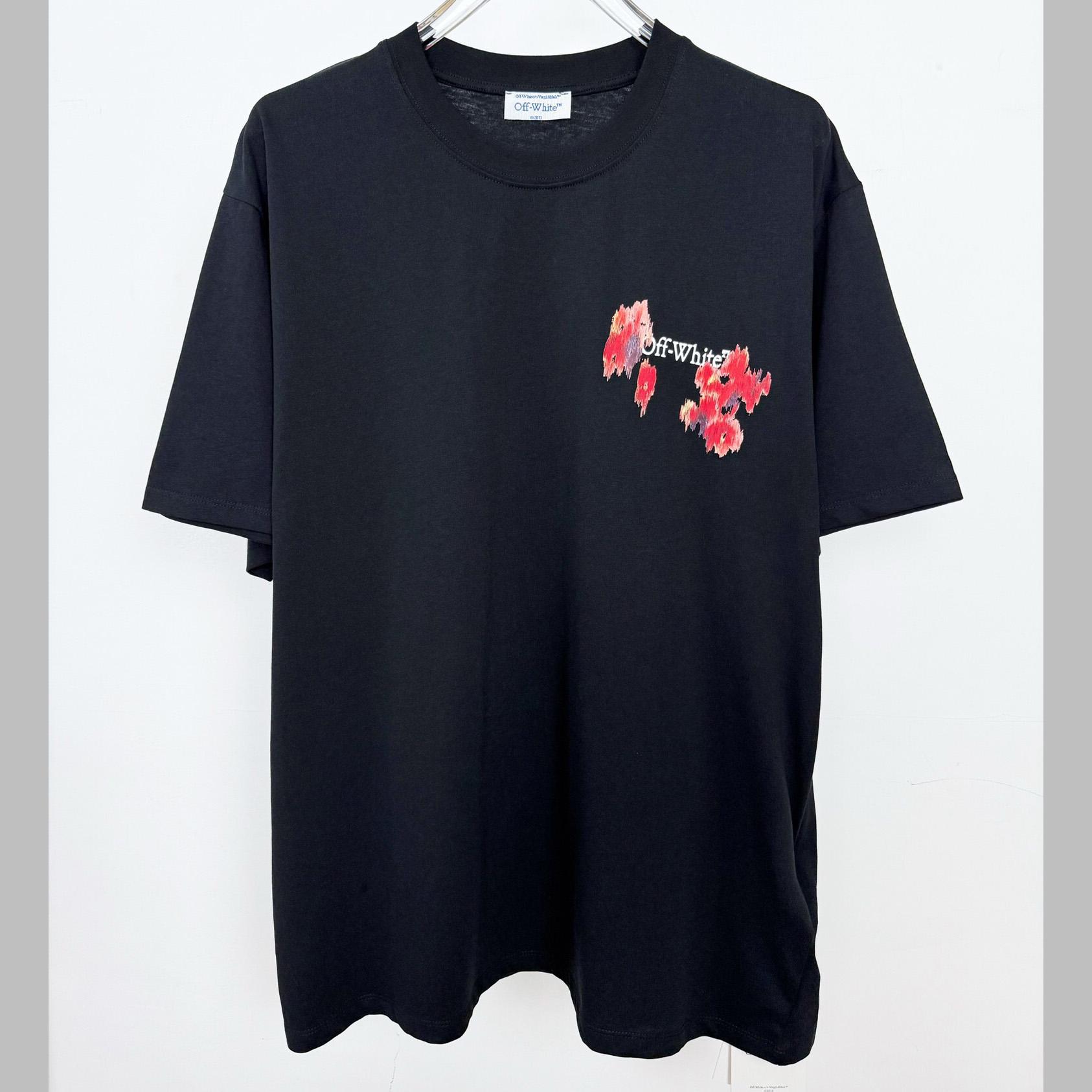 Off-White Arrow-Print T-shirt Black - EUR FASHION