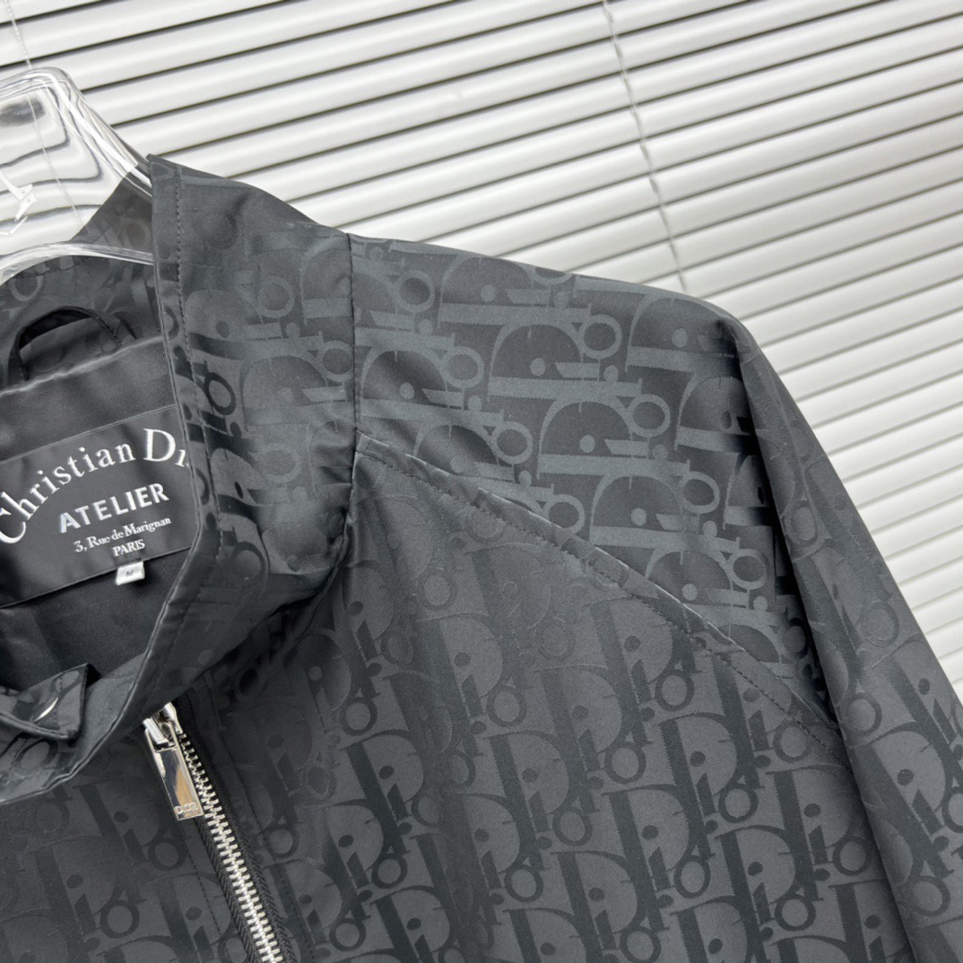 Dior Oblique Jacquard Bomber Jacket  - EUR FASHION