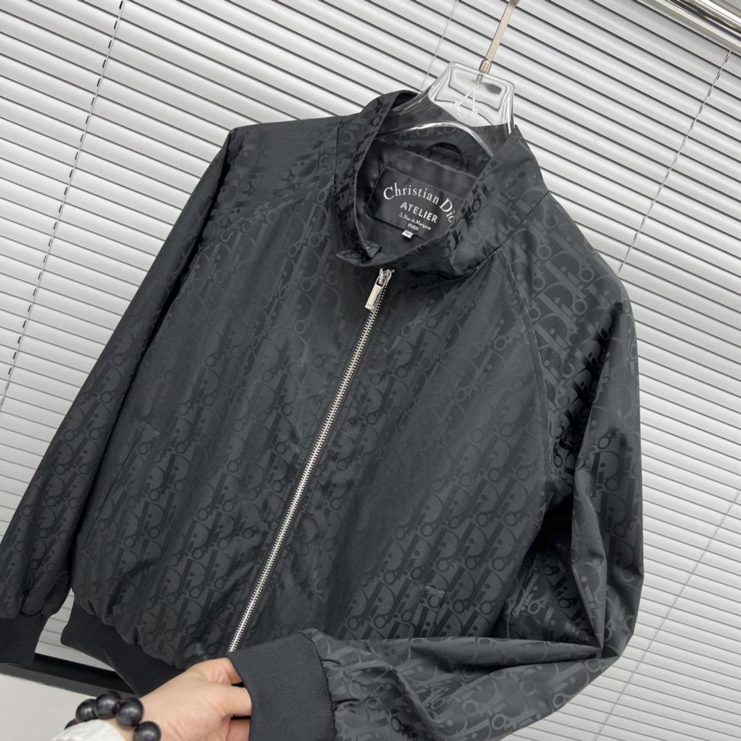 Dior Oblique Jacquard Bomber Jacket  - EUR FASHION