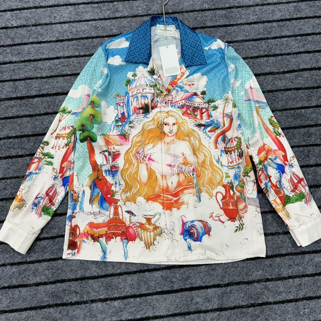 Casablanca The Road To Knowledge Shirt YF1229  (50% Off Sale) - EUR FASHION
