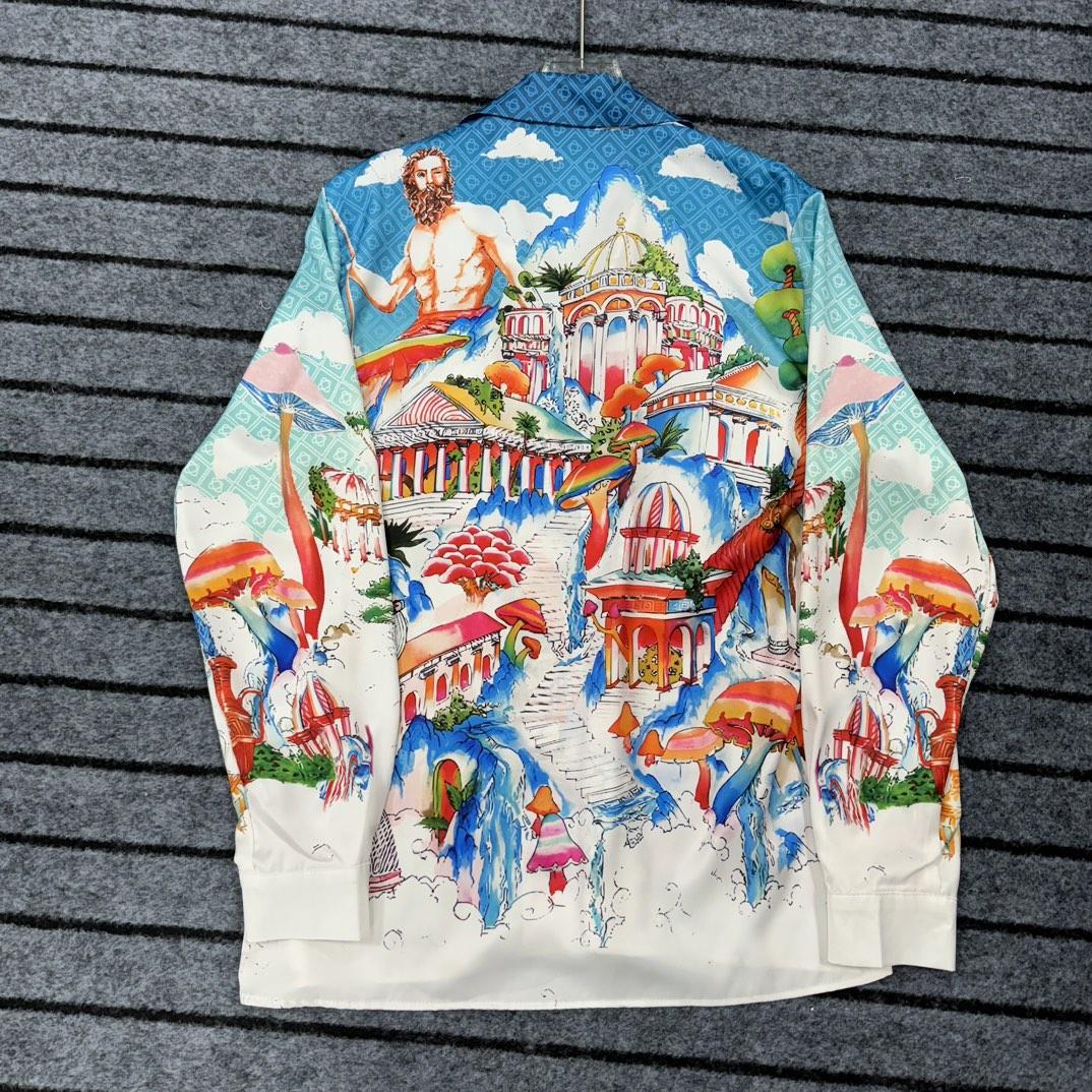 Casablanca The Road To Knowledge Shirt YF1229  (50% Off Sale) - EUR FASHION