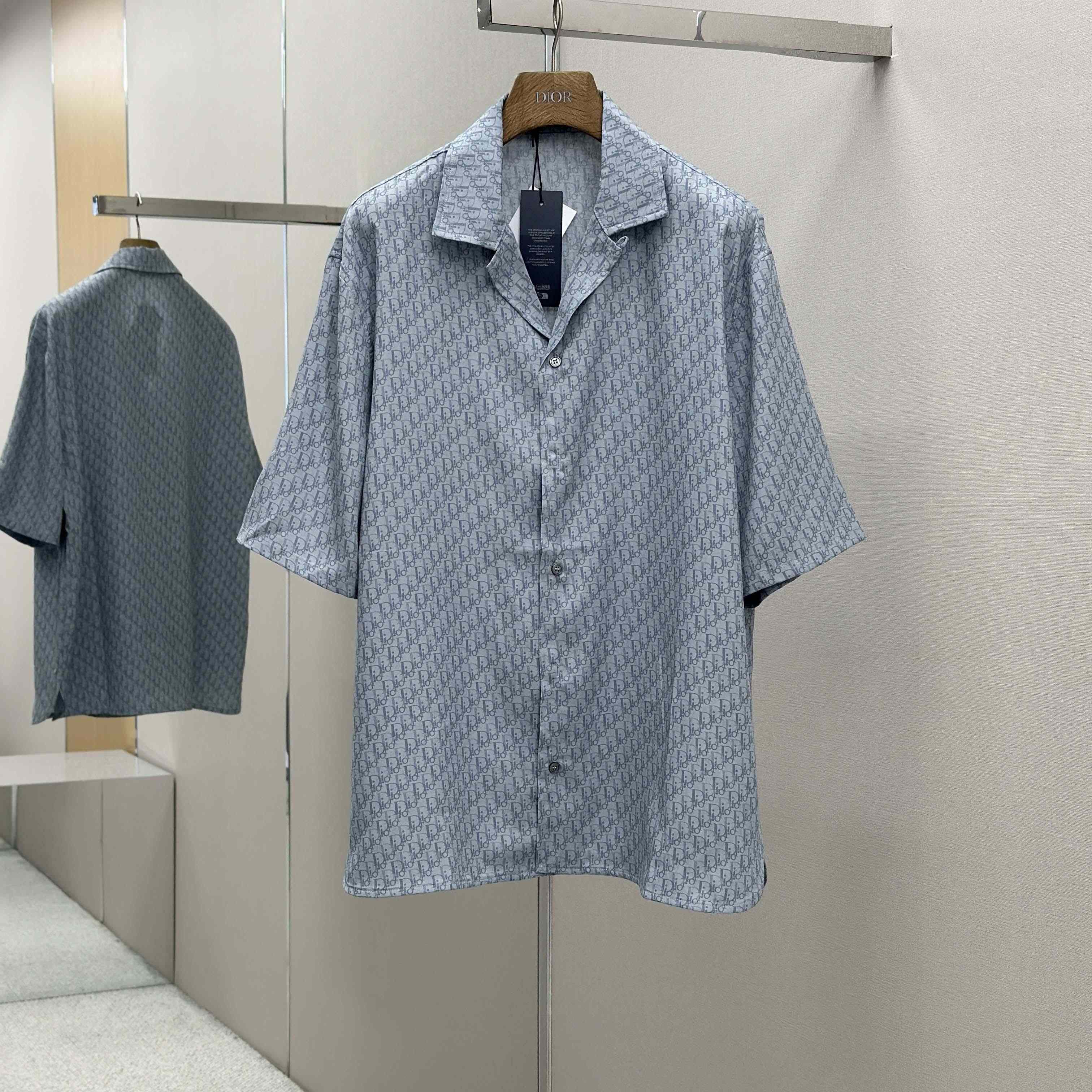 Dior Oblique Short-Sleeved Shirt - EUR FASHION