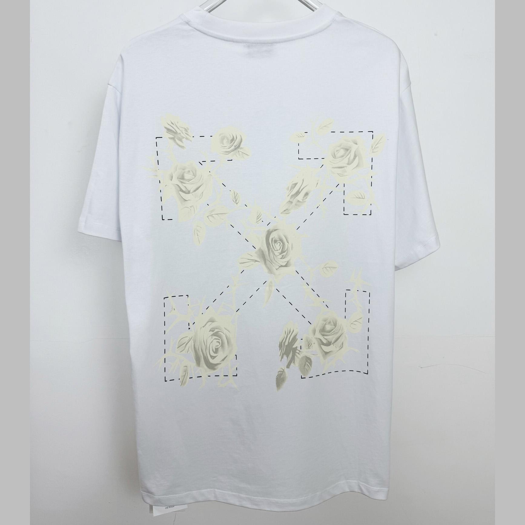 Off-White Roses Arrows-print T-shirt  - EUR FASHION
