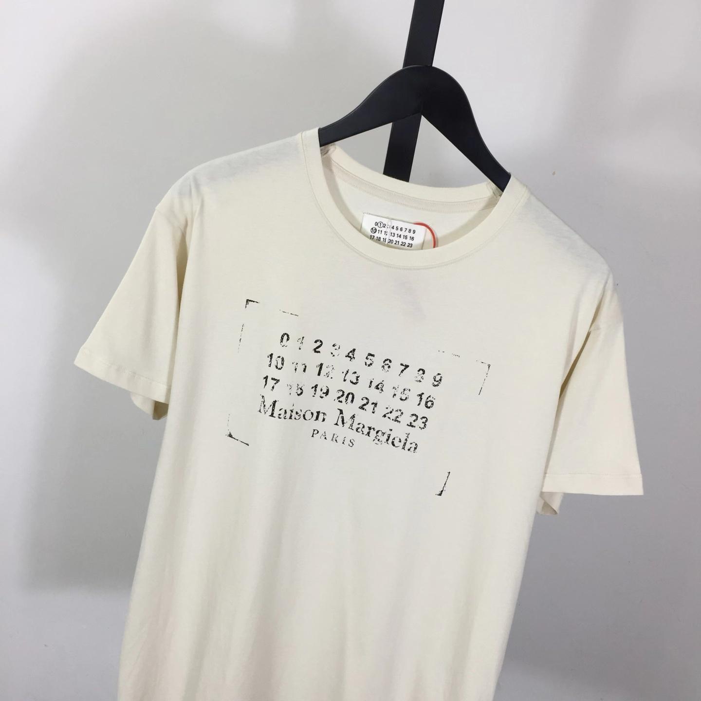 Maison Margiela Printed cotton-jersey T-shirt - EUR FASHION