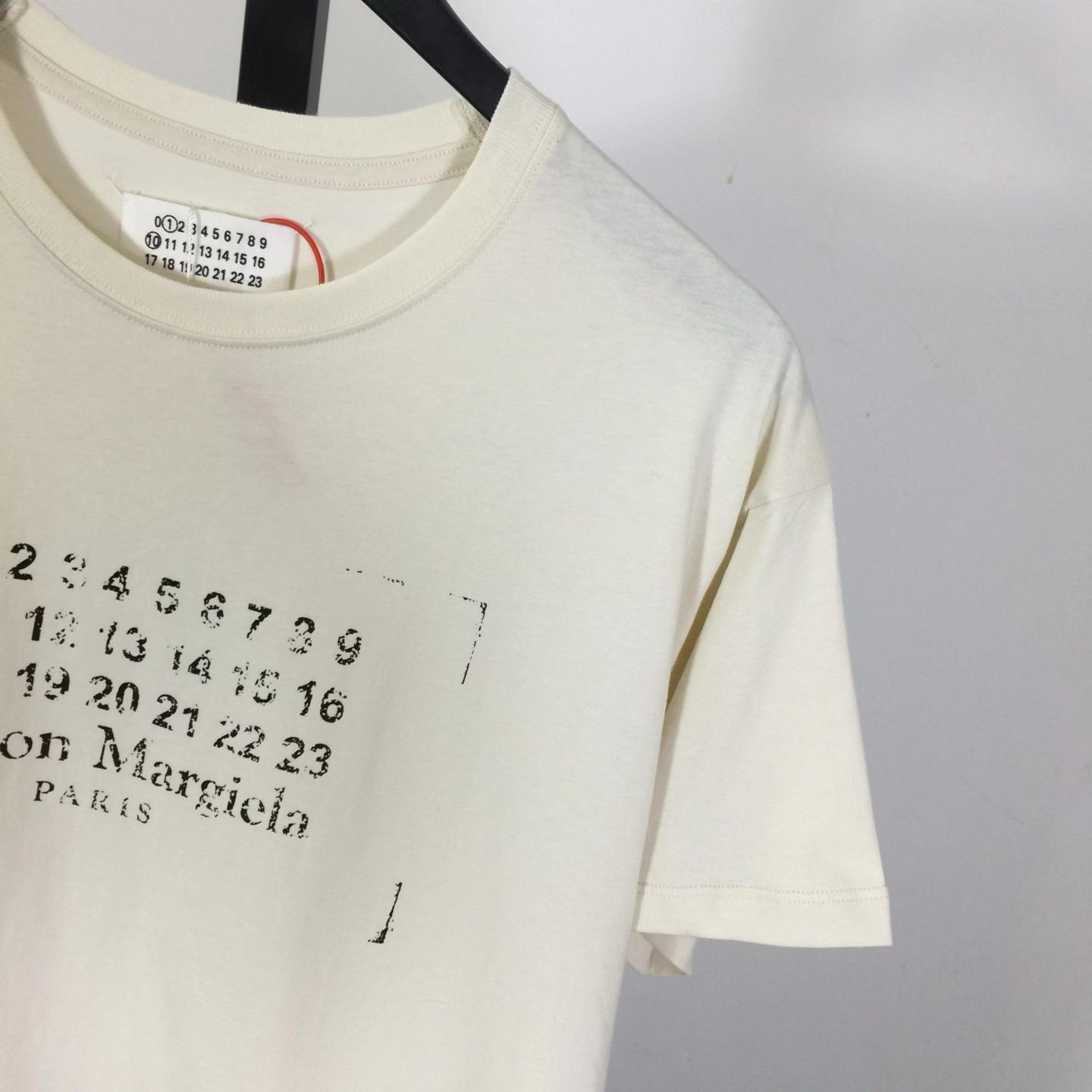 Maison Margiela Printed cotton-jersey T-shirt - EUR FASHION