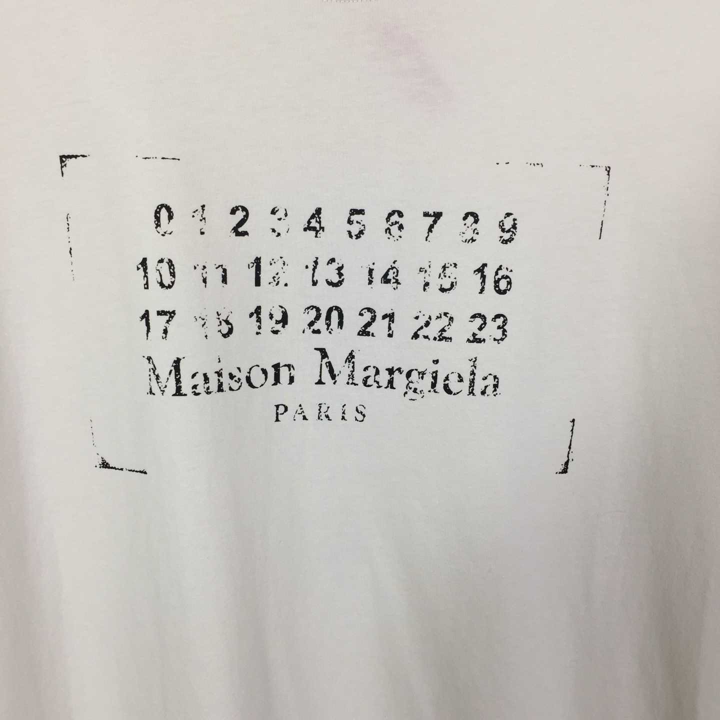 Maison Margiela Printed cotton-jersey T-shirt - EUR FASHION