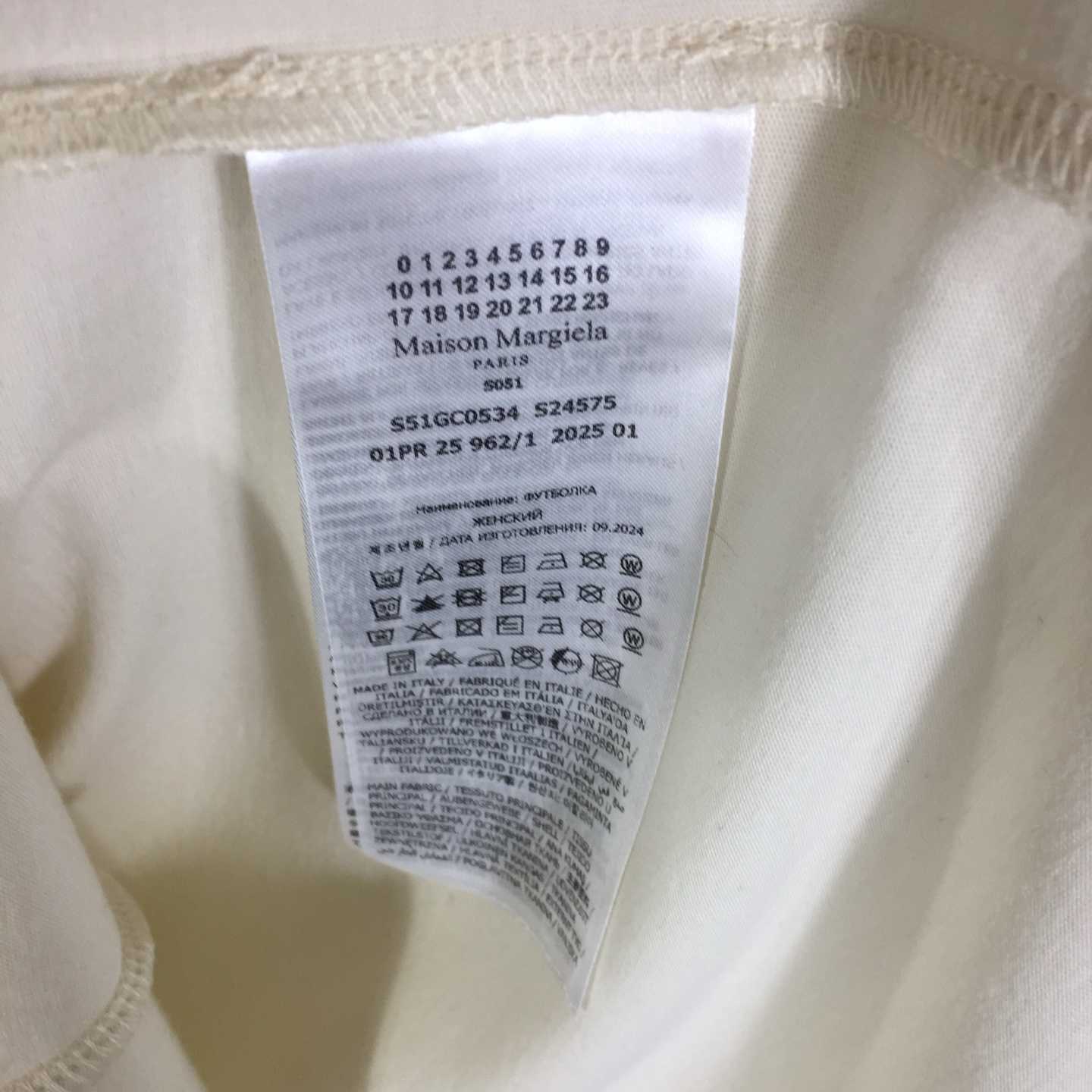 Maison Margiela Printed cotton-jersey T-shirt - EUR FASHION