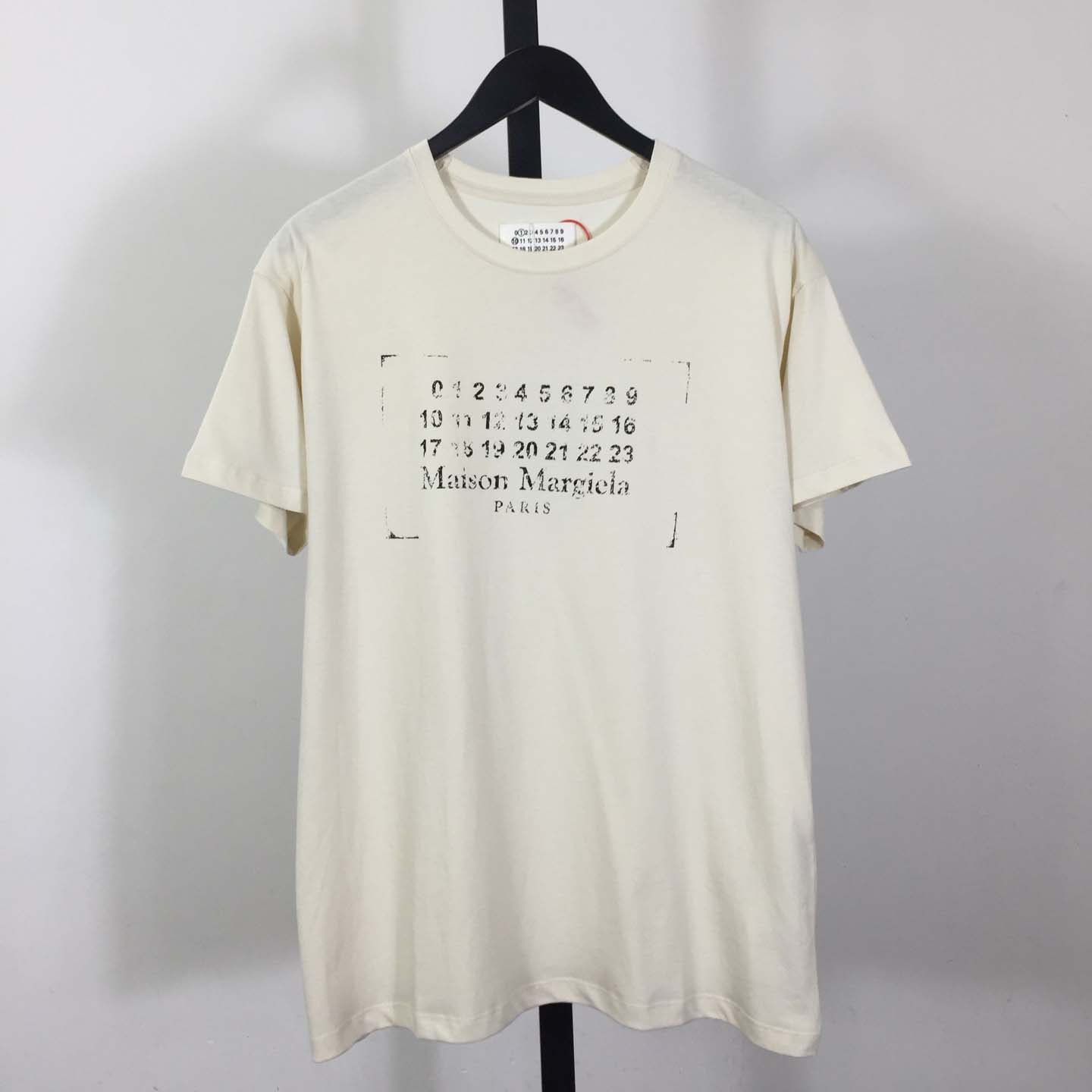 Maison Margiela Printed cotton-jersey T-shirt - EUR FASHION