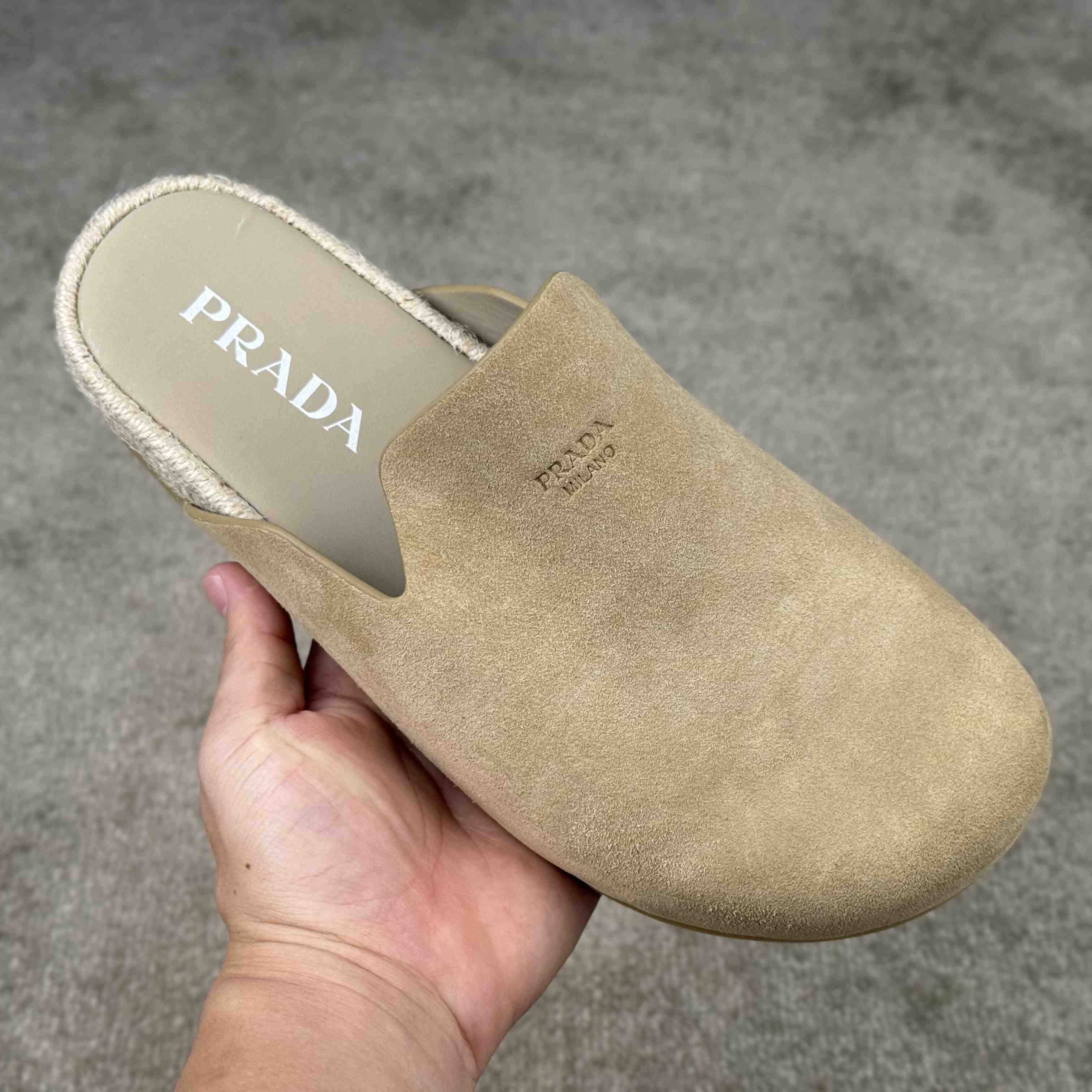 Prada Suede Mules - EUR FASHION