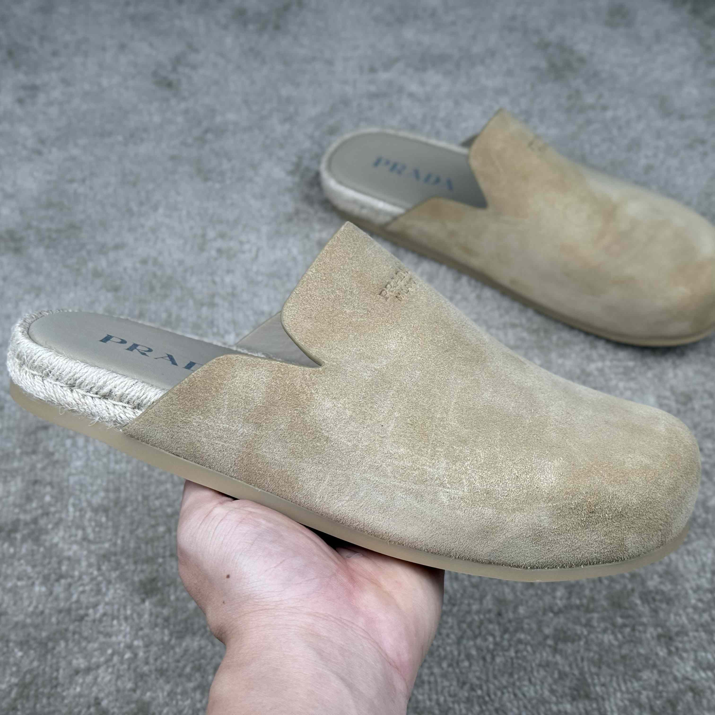 Prada Suede Mules - EUR FASHION