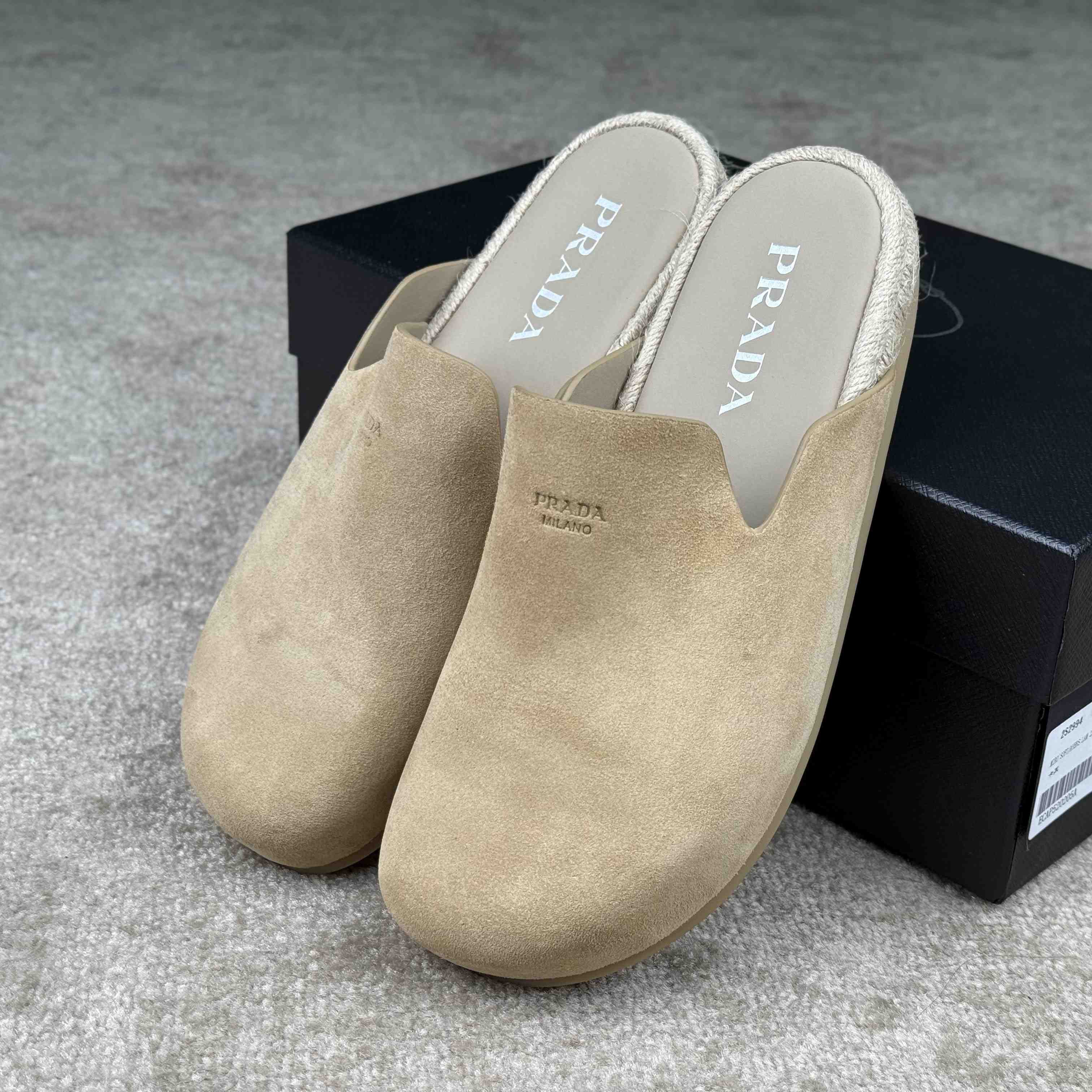 Prada Suede Mules - EUR FASHION
