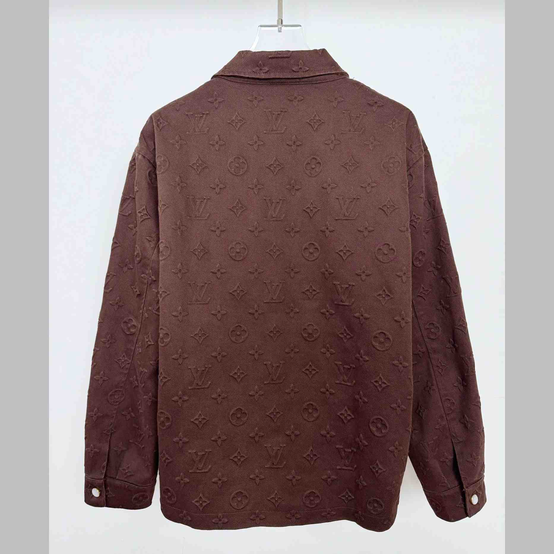 Louis Vuitton Monogram Embossed Overshirt   1AHBF1 - EUR FASHION