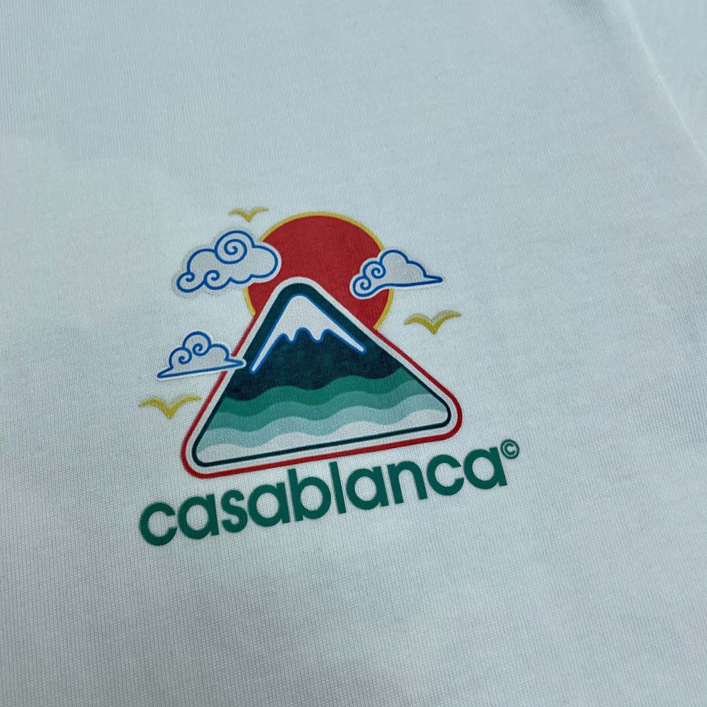 Casablanca Montagne Ondulee Short Sleeve T-shirt   C1038 - EUR FASHION