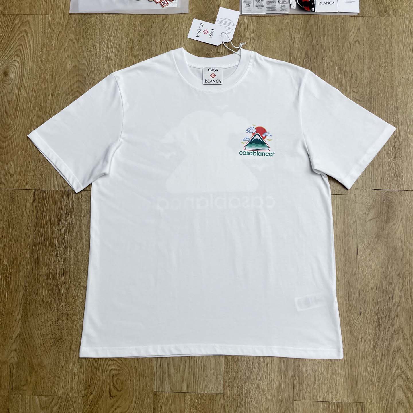 Casablanca Montagne Ondulee Short Sleeve T-shirt   C1038 - EUR FASHION