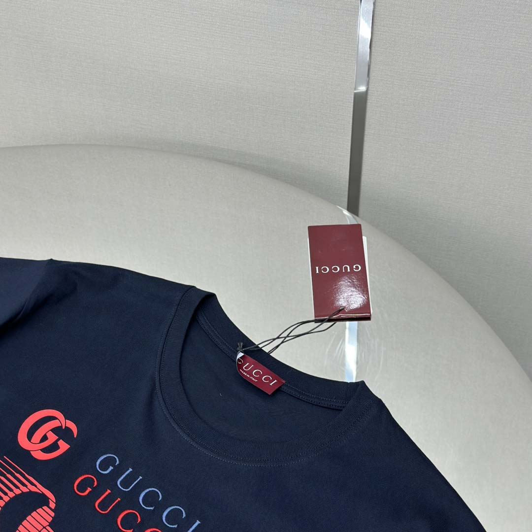 Gucci Printed Cotton Jersey T-shirt - EUR FASHION