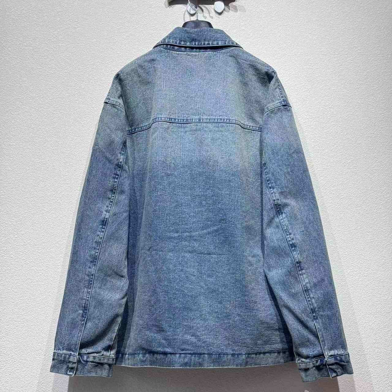 Louis Vuitton Upcycled Denim Canvas Jacket   1AGTEN - EUR FASHION