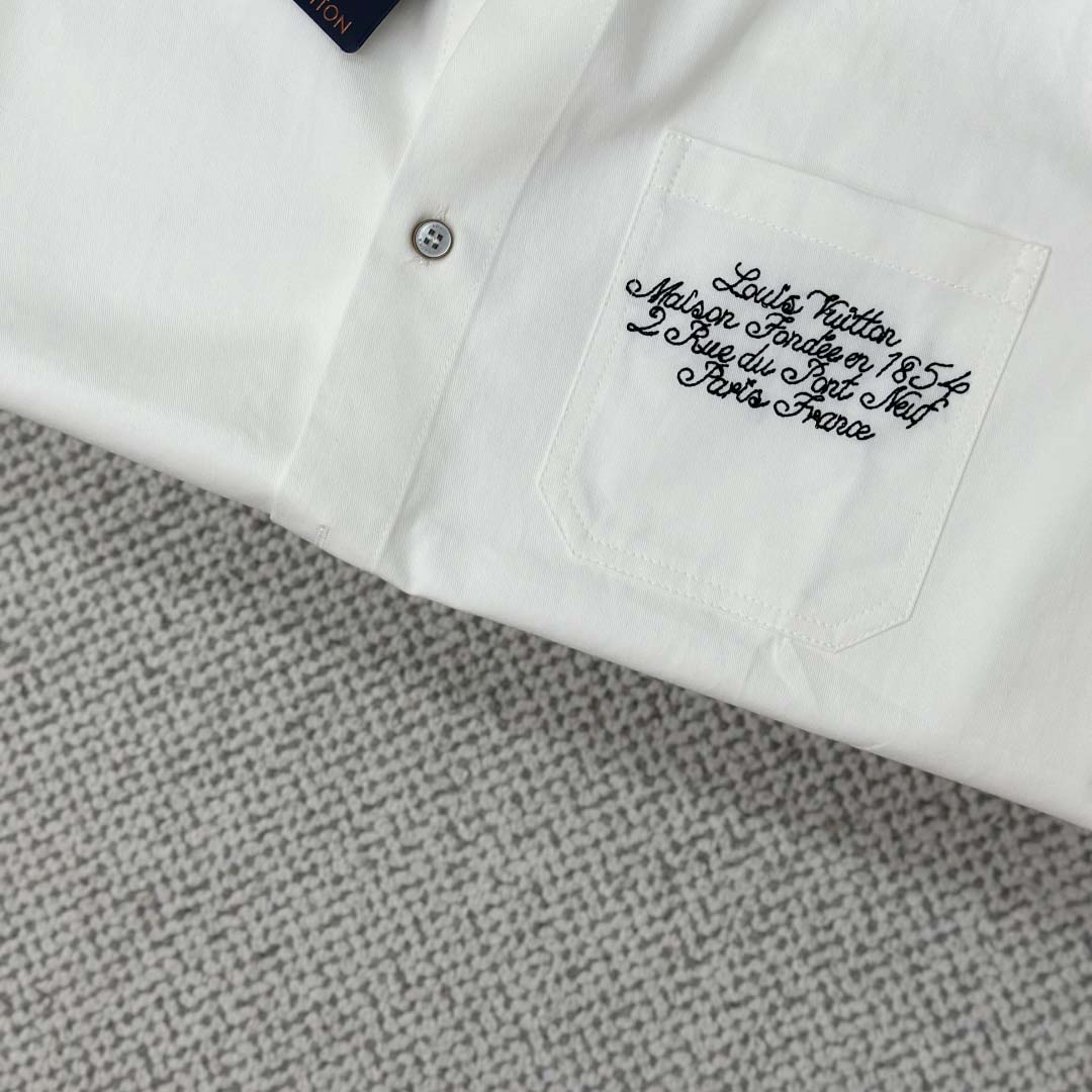 Louis Vuitton Embellished Short-Sleeved Shirt   1AIMII - EUR FASHION