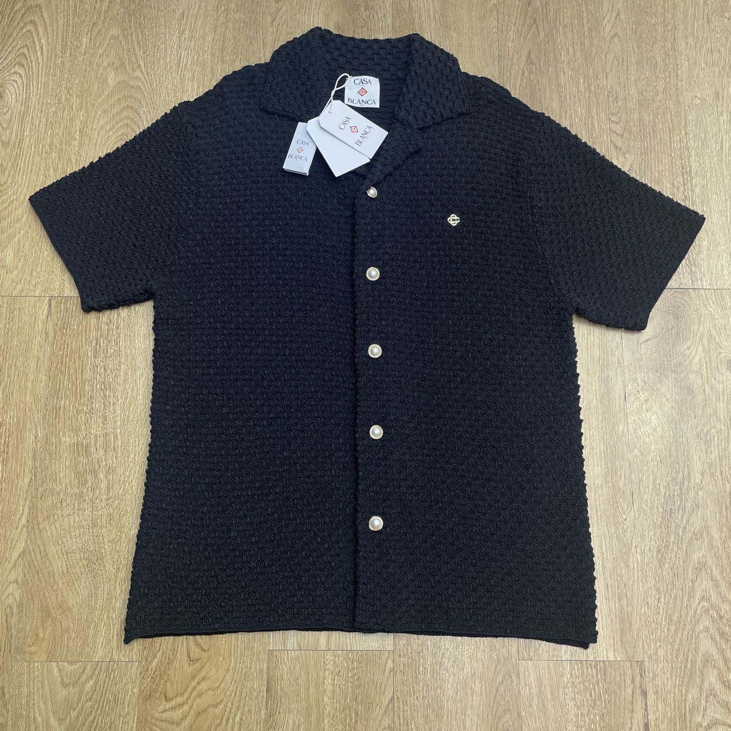 Casablanca Wave Crochet Shirt   D0091 - EUR FASHION