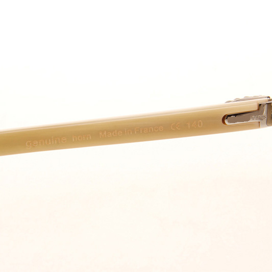 Cartier CT_3524012 Big Diamond White Buffalo Sunglasses In Silver Brown - EUR FASHION