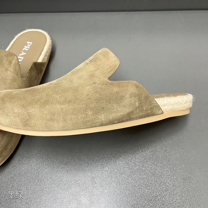 Prada Suede Mules - EUR FASHION