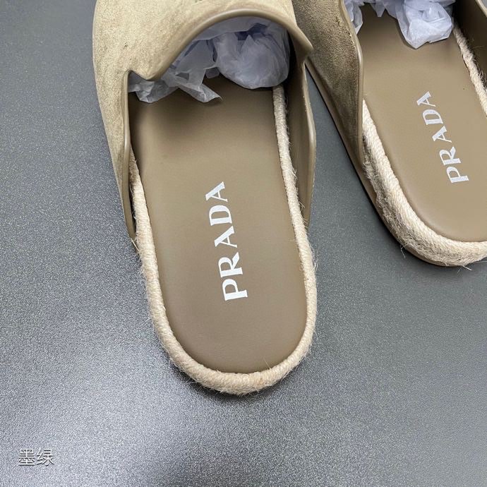 Prada Suede Mules - EUR FASHION
