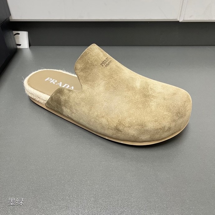 Prada Suede Mules - EUR FASHION