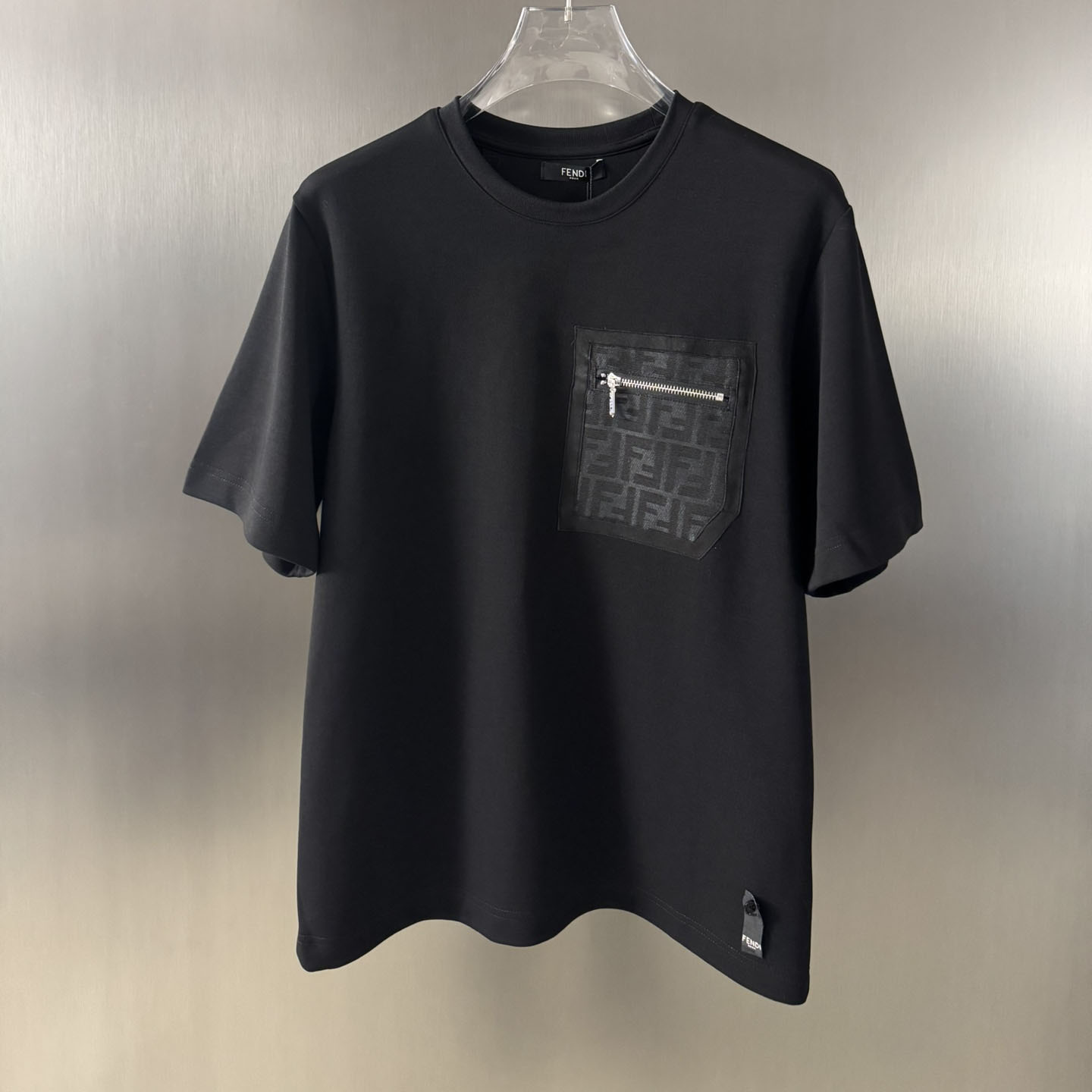 Fendi Black Jersey T-shirt - EUR FASHION