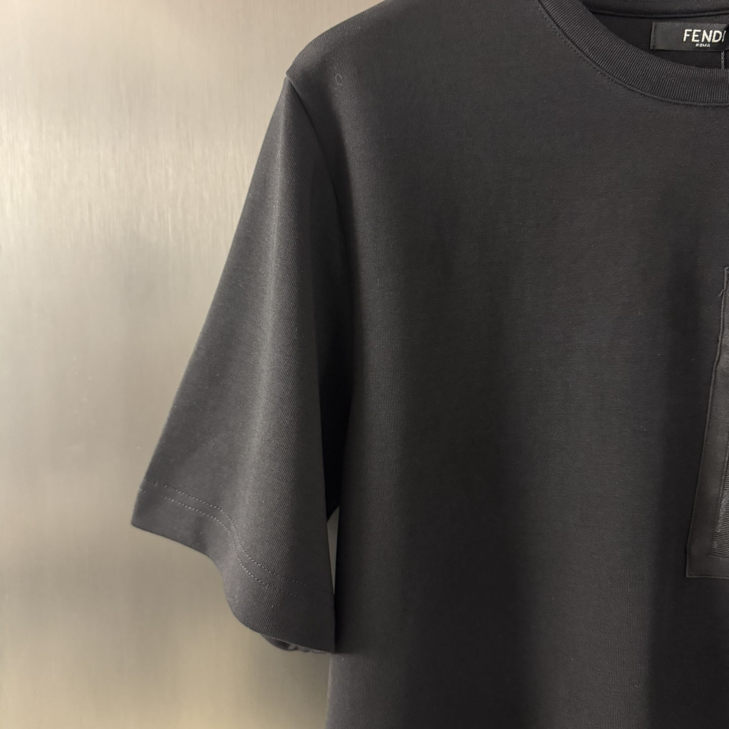 Fendi Black Jersey T-shirt - EUR FASHION