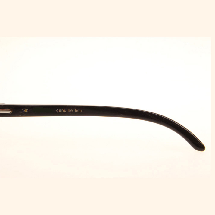Cartier CT_3524012 Black Grey Buffalo Sunglasses In Silver Brown - EUR FASHION