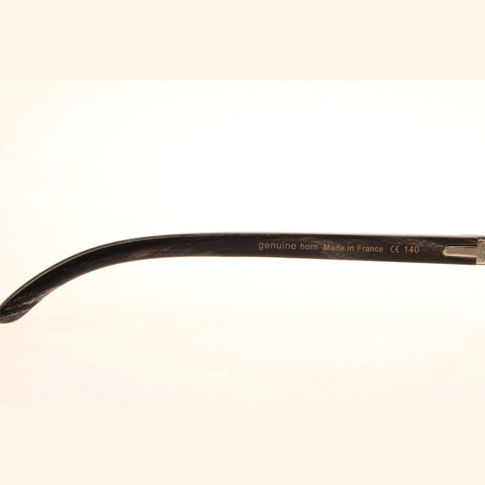 Cartier CT_3524012 Black Grey Buffalo Sunglasses In Silver Brown - EUR FASHION
