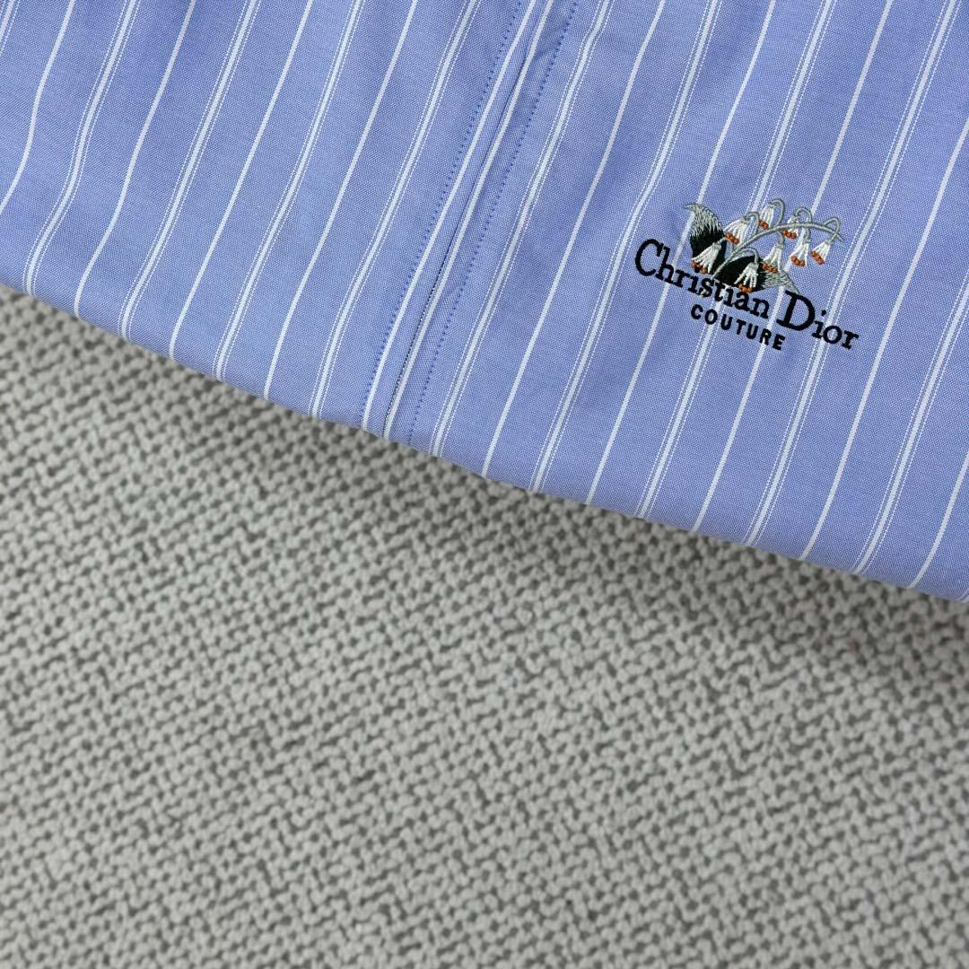 Christian Dior Zipped Shirt With Christian Dior Couture Lily Of The Valley Embroidery - EUR FASHION