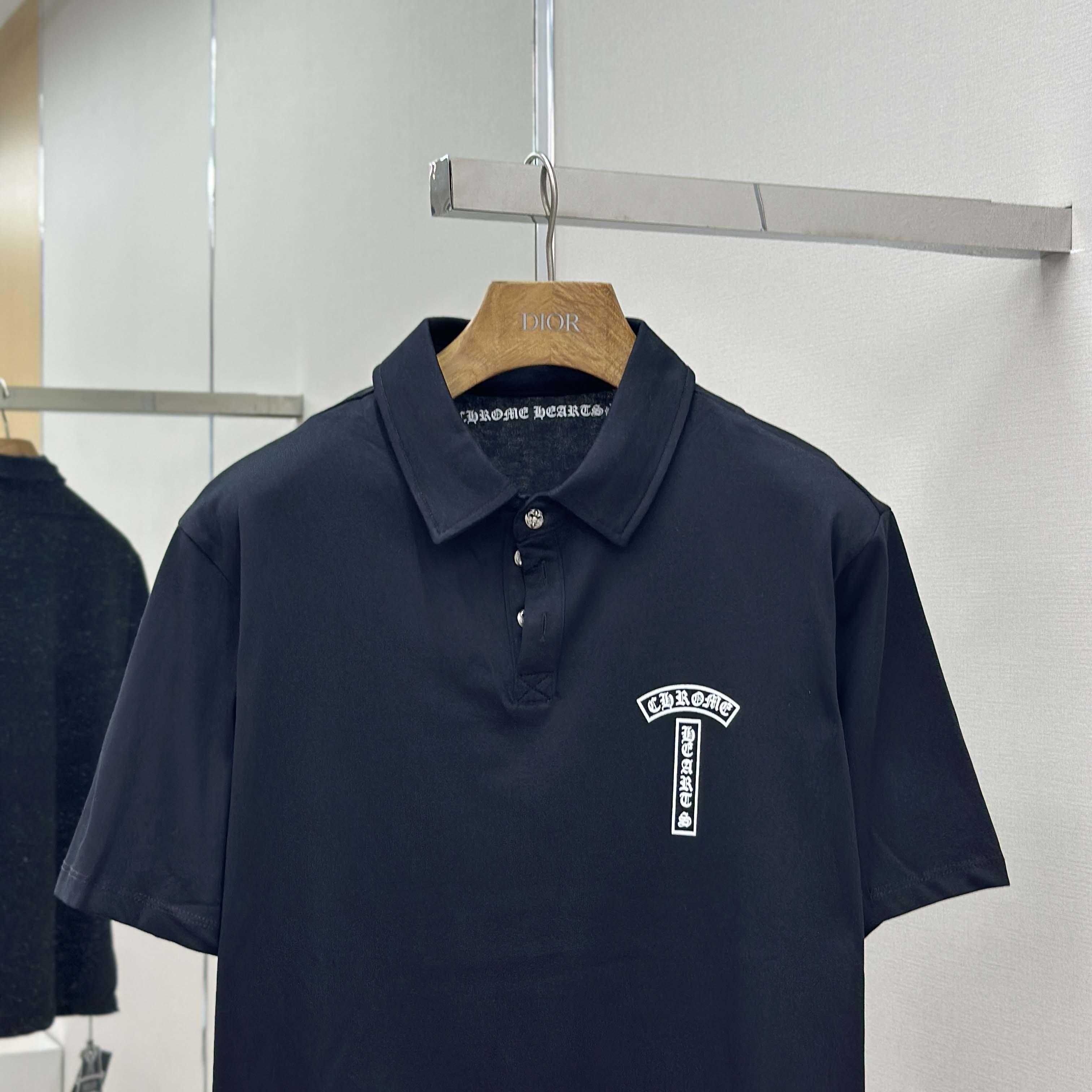 Chrome Hearts Cotton Polo - EUR FASHION