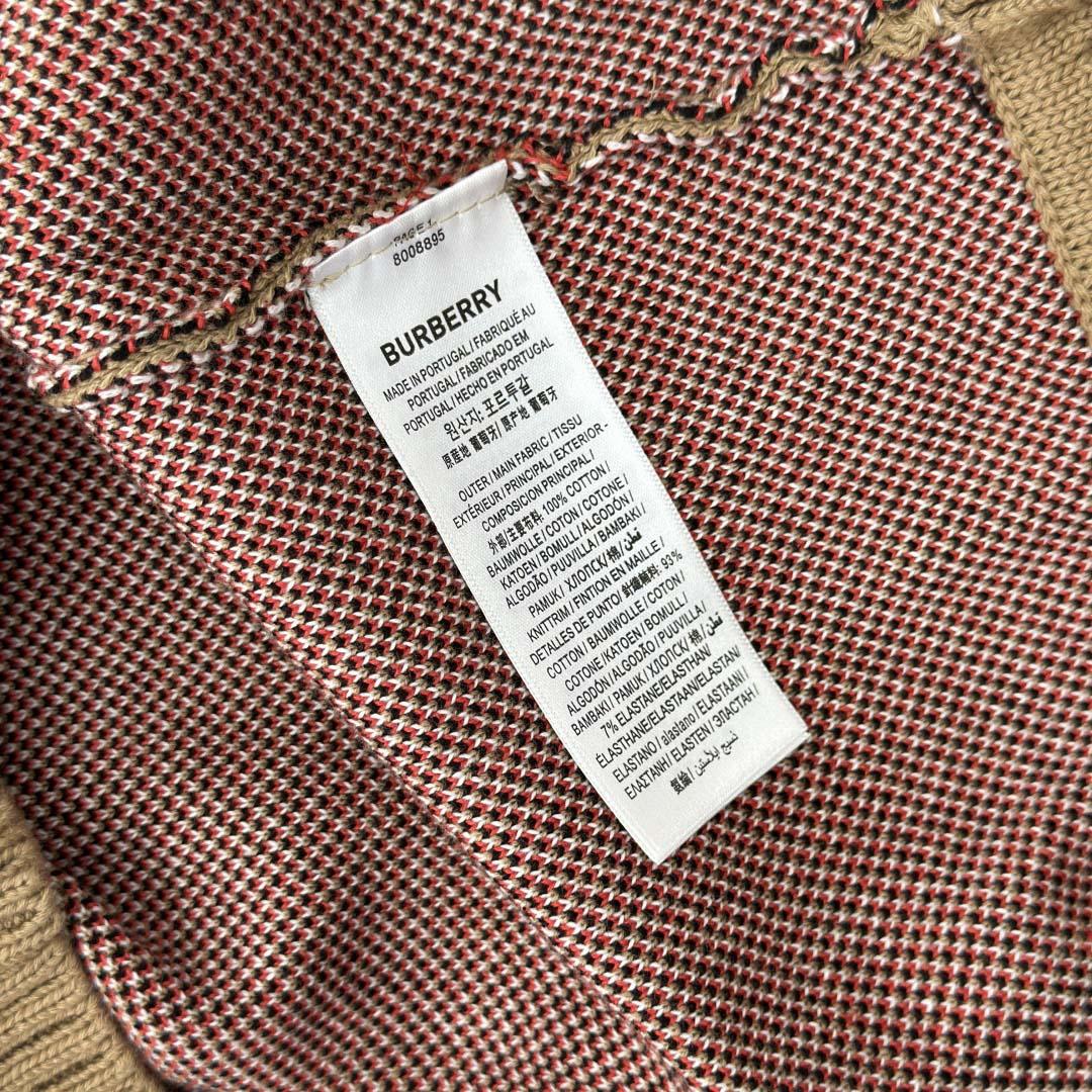 Burberry Check Wool Blend Cardigan - EUR FASHION