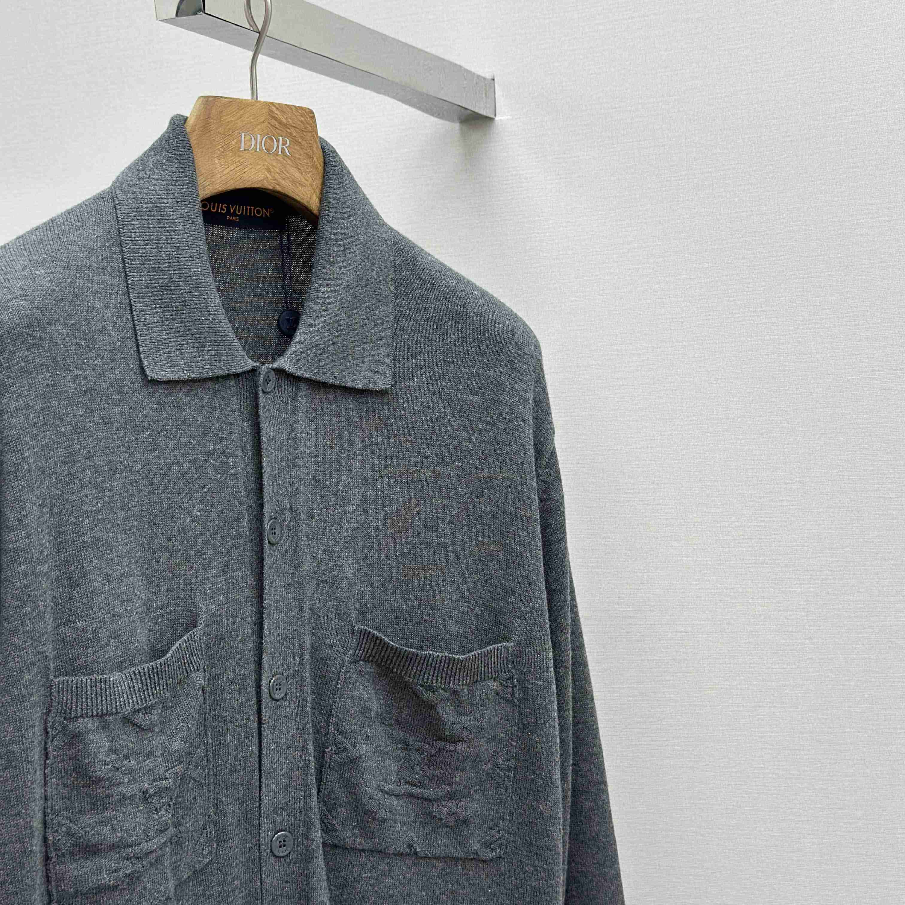 Louis Vuitton Cotton Knit Overshirt   1AFANI - EUR FASHION