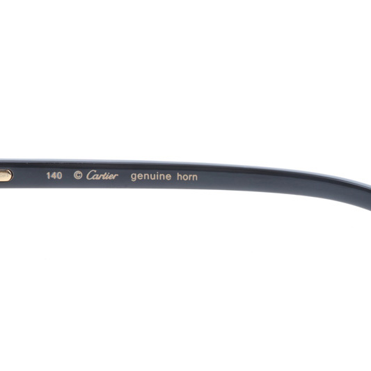 Cartier CT_3524012 Black Buffalo Sunglasses In Gold Gradient Blue - EUR FASHION