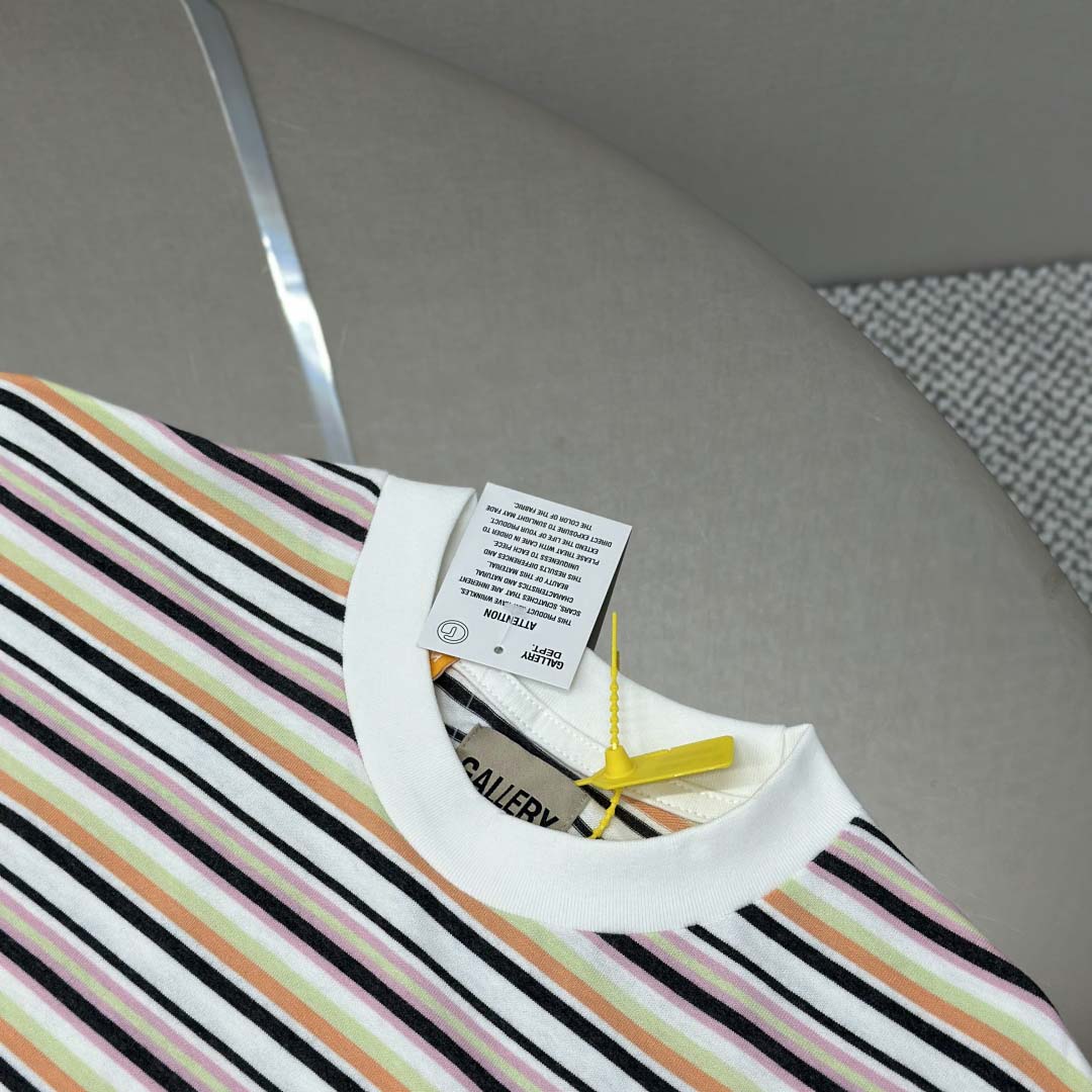 Gallery Dept.  Gallery Department Nelson Striped Short Sleeve Tee Shirt - EUR FASHION