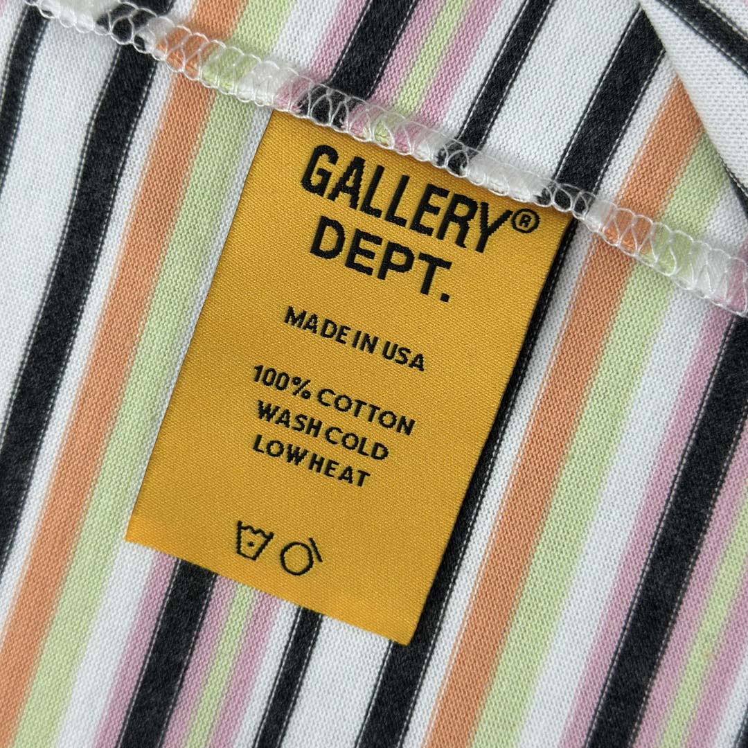 Gallery Dept.  Gallery Department Nelson Striped Short Sleeve Tee Shirt - EUR FASHION